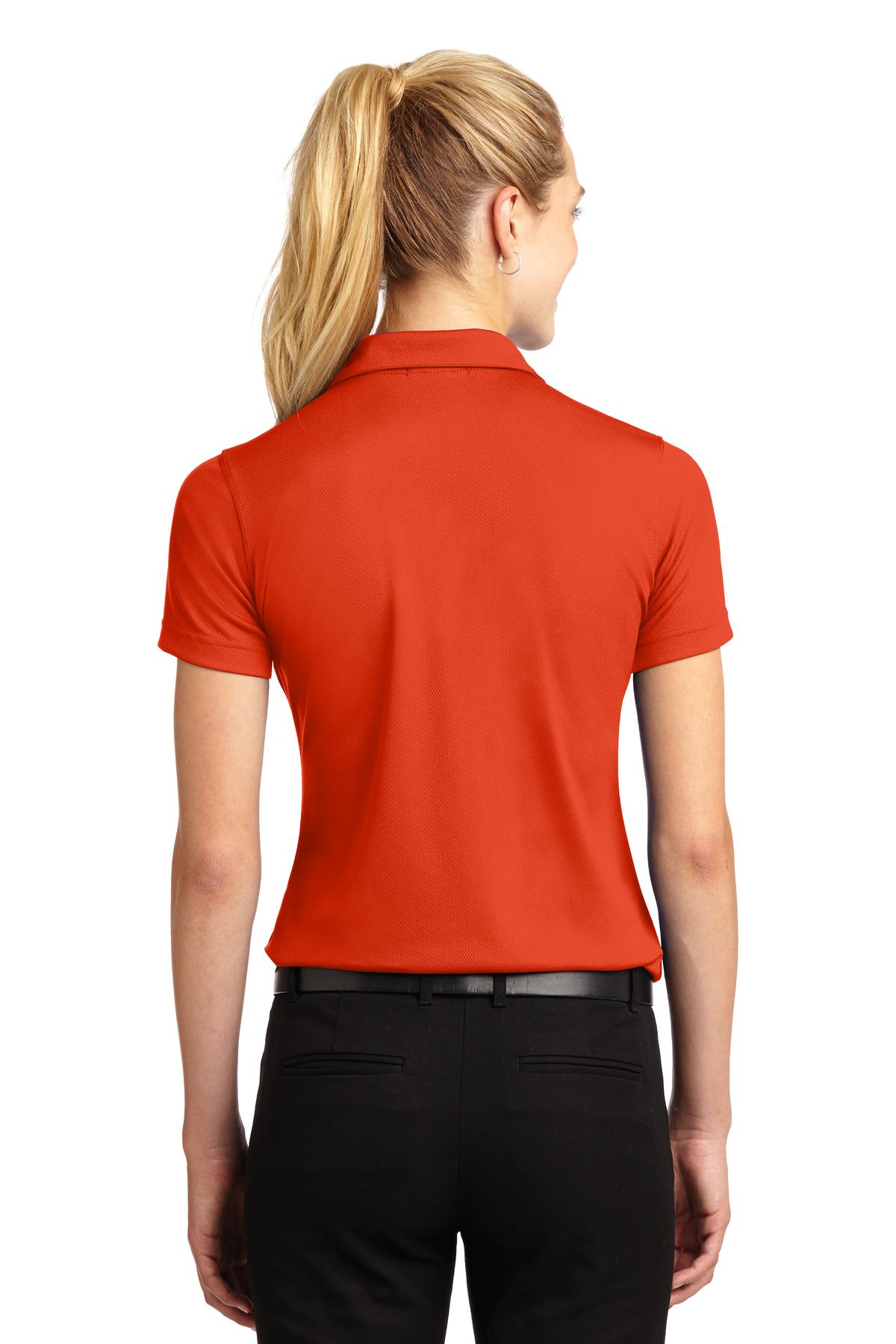 L469 Sport-Tek Ladies Dri-Mesh V-Neck Polo L469 Sport-Tek Ladies Dri-Mesh V-Neck Polo - Back Image