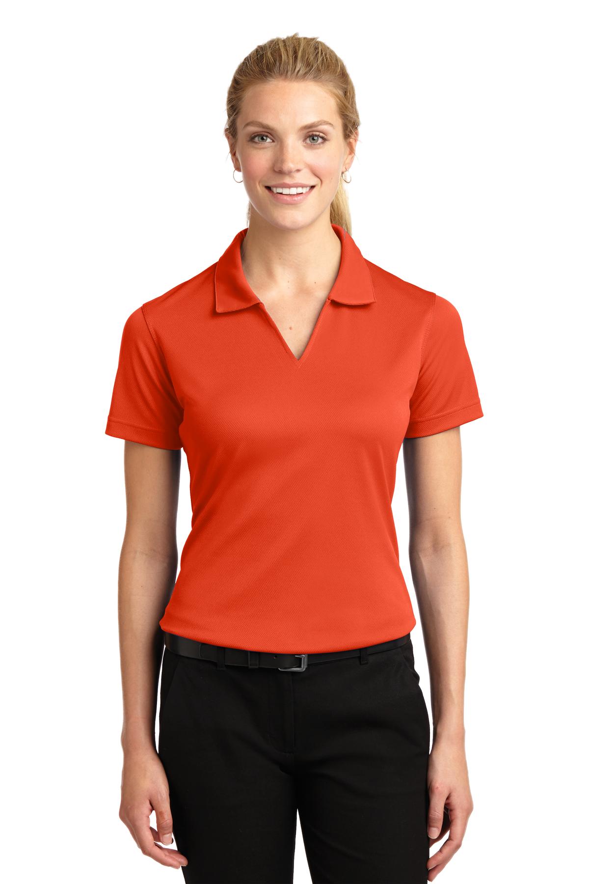 L469 Sport-Tek Ladies Dri-Mesh V-Neck Polo L469 Sport-Tek Ladies Dri-Mesh V-Neck Polo