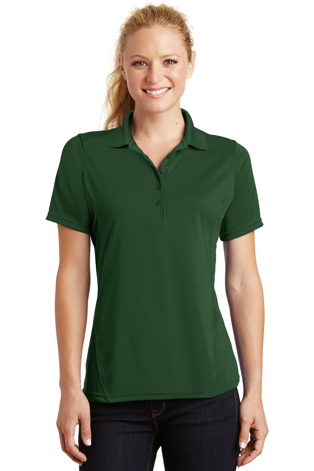 Sport-Tek Direct to Film (DTF) L475 Ladies Dry Zone Raglan Accent Polo Sport-Tek Direct to Film (DTF) L475 Ladies Dry Zone Raglan Accent Polo