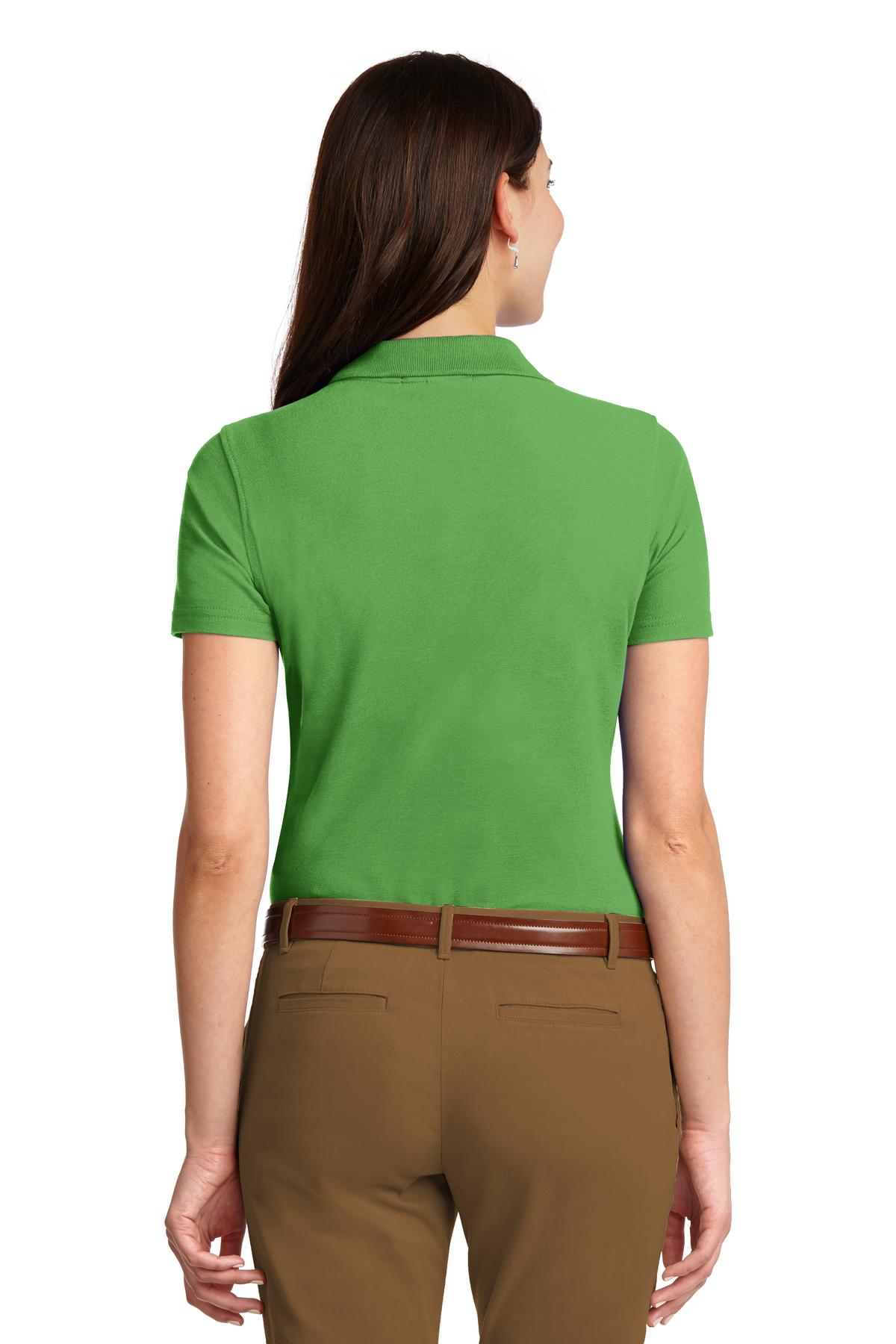 L510 Port Authority Ladies Stain-Resistant Polo L510 Port Authority Ladies Stain-Resistant Polo - Back Image