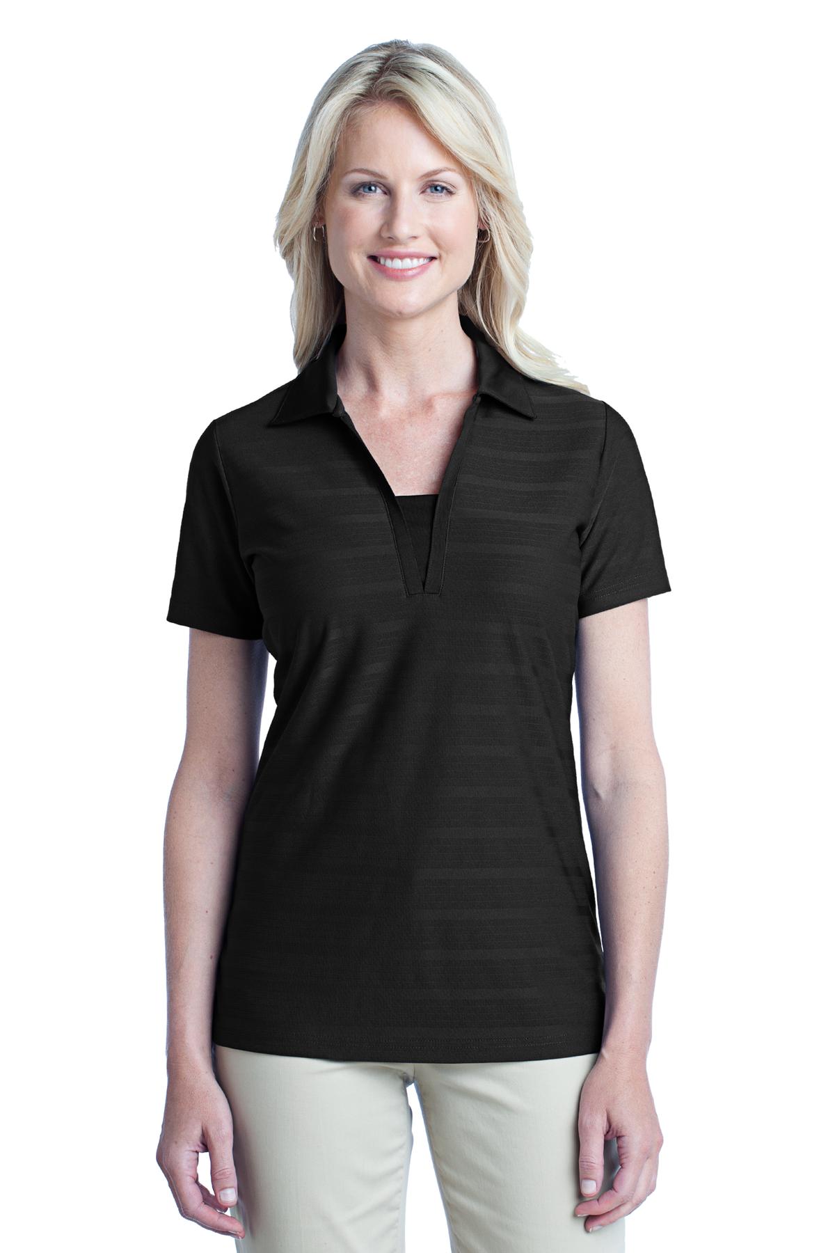 L514 Port Authority Ladies Horizontal Texture Polo. L514 Port Authority Ladies Horizontal Texture Polo.