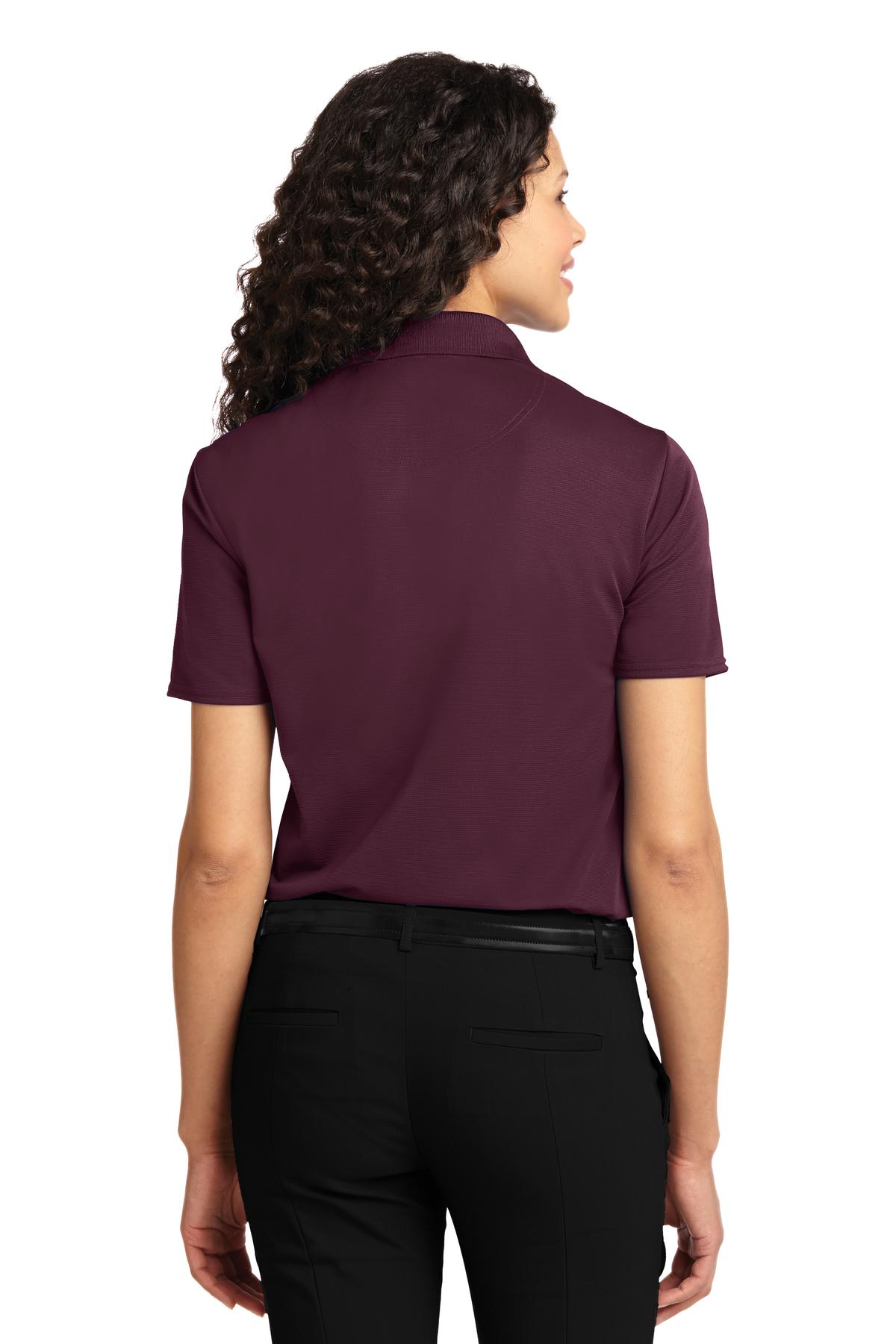 L525 Port Authority Ladies Dry Zone Ottoman Polo L525 Port Authority Ladies Dry Zone Ottoman Polo - Back Image