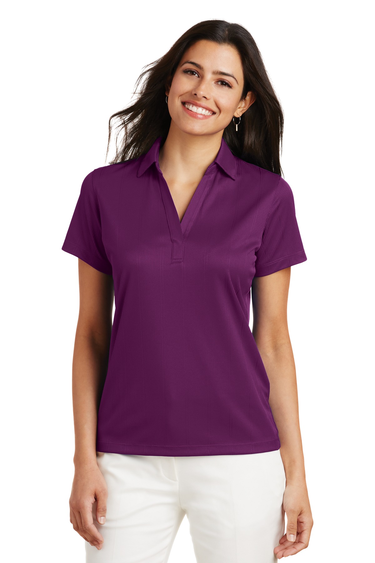L528 Port Authority Ladies Performance Fine Jacquard Polo. L528 Port Authority Ladies Performance Fine Jacquard Polo.