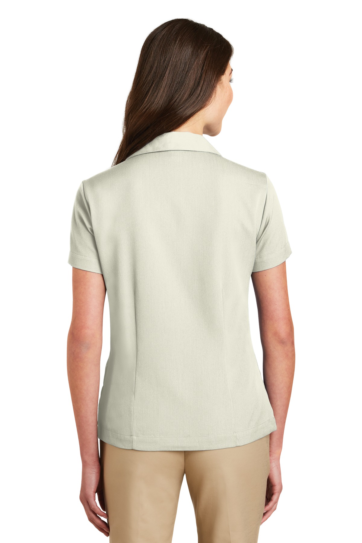 L535 Port Authority Ladies Easy Care Camp Shirt - Back Image