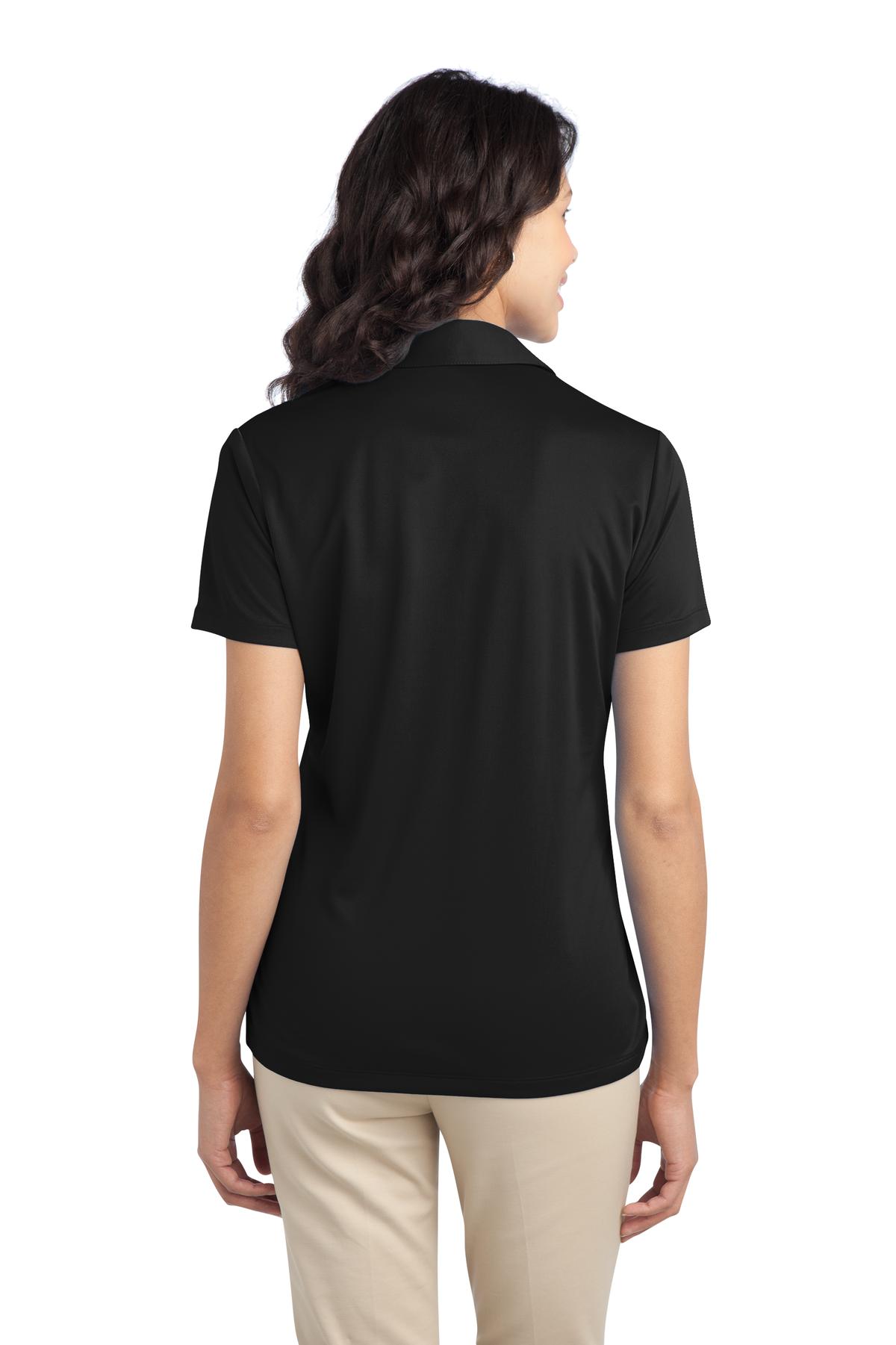 L540 Port Authority Ladies Silk Touch Performance Polo Shirt - Back Image