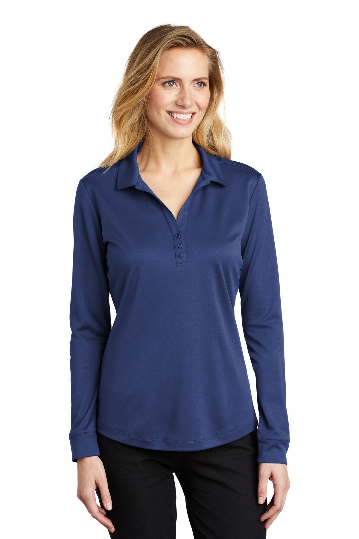 L540LS Port Authority Ladies Silk Touch Performance Long Sleeve Polo. L540LS Port Authority Ladies Silk Touch Performance Long Sleeve Polo.