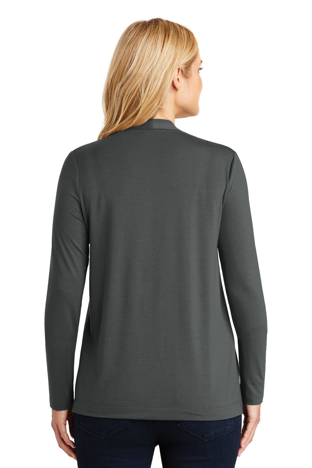 L5430 Port Authority Ladies Concept Open Cardigan. L5430 Port Authority Ladies Concept Open Cardigan. - Back Image