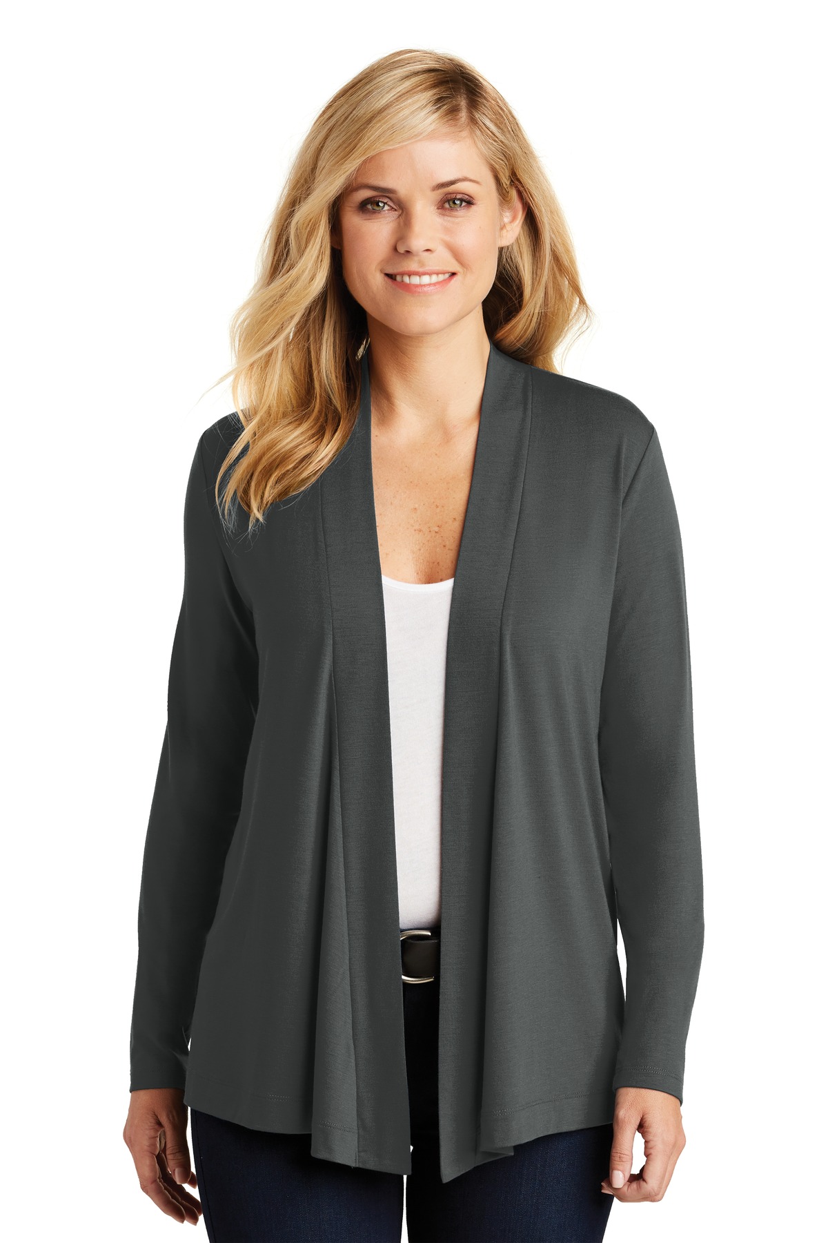 L5430 Port Authority Ladies Concept Open Cardigan. L5430 Port Authority Ladies Concept Open Cardigan.