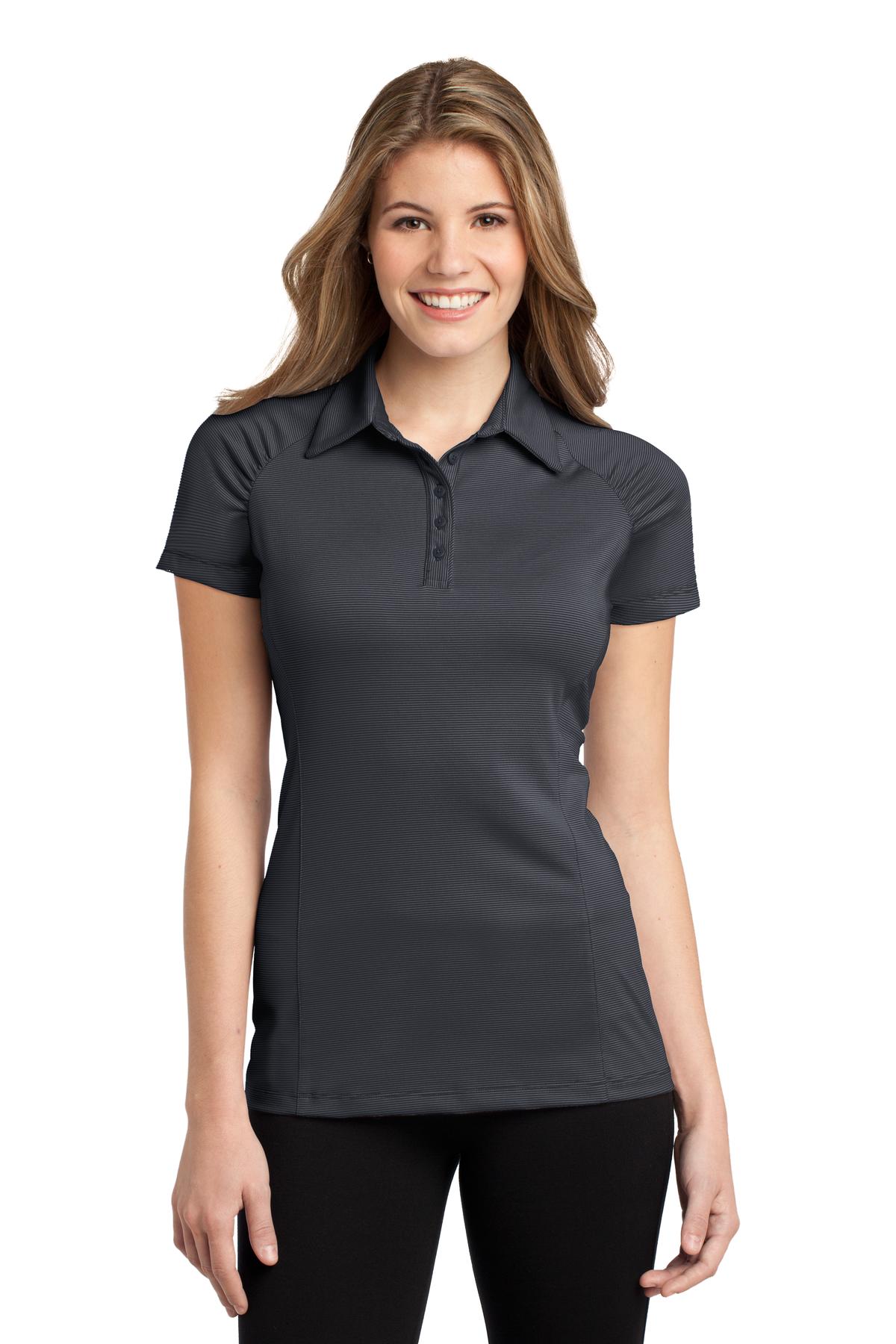 L558 Port Authority Ladies Fine Stripe Performance Polo. L558 Port Authority Ladies Fine Stripe Performance Polo.