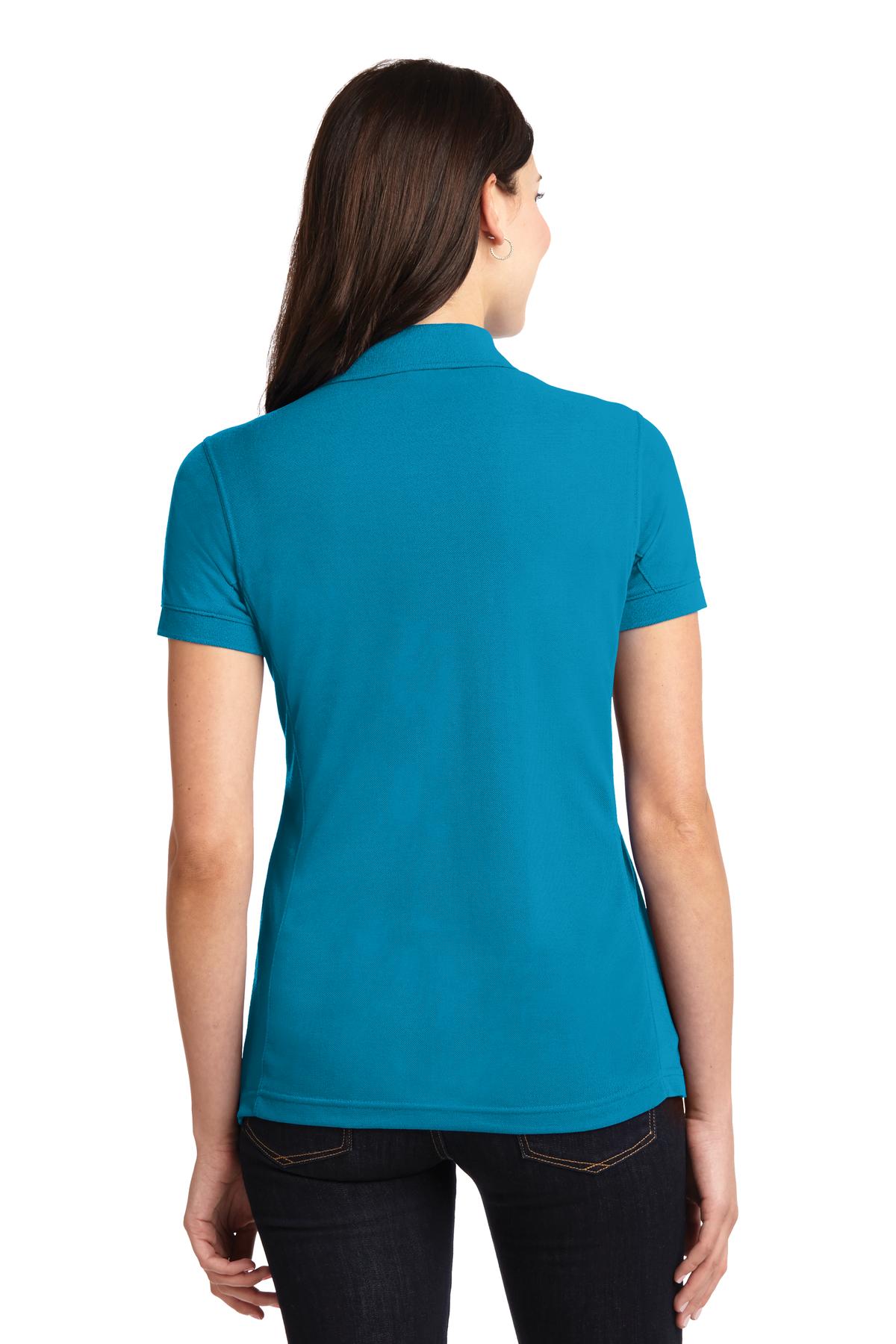 L567 Port Authority Ladies 5-in-1 Performance Pique Polo L567 Port Authority Ladies 5-in-1 Performance Pique Polo - Back Image