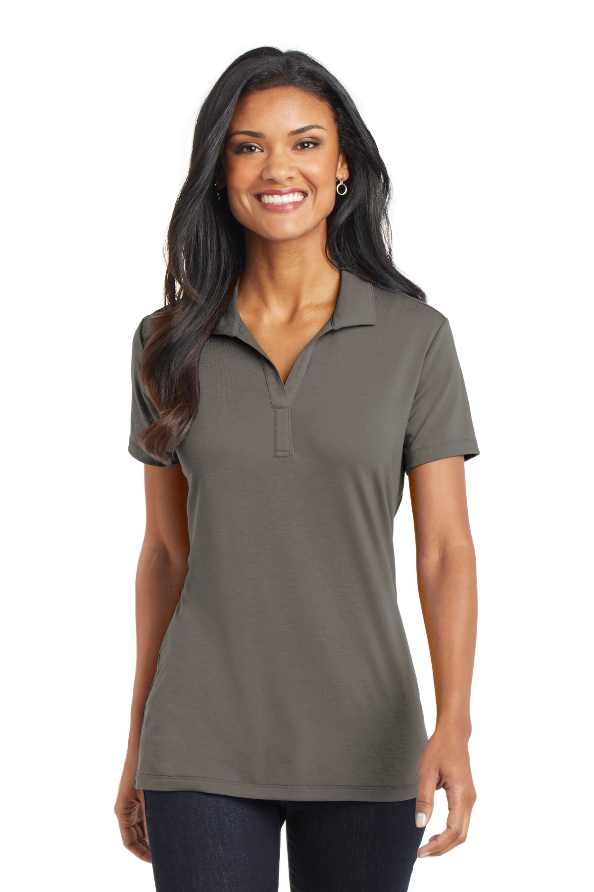 L568 Port Authority Ladies Cotton Touch Performance Polo. L568 Port Authority Ladies Cotton Touch Performance Polo.