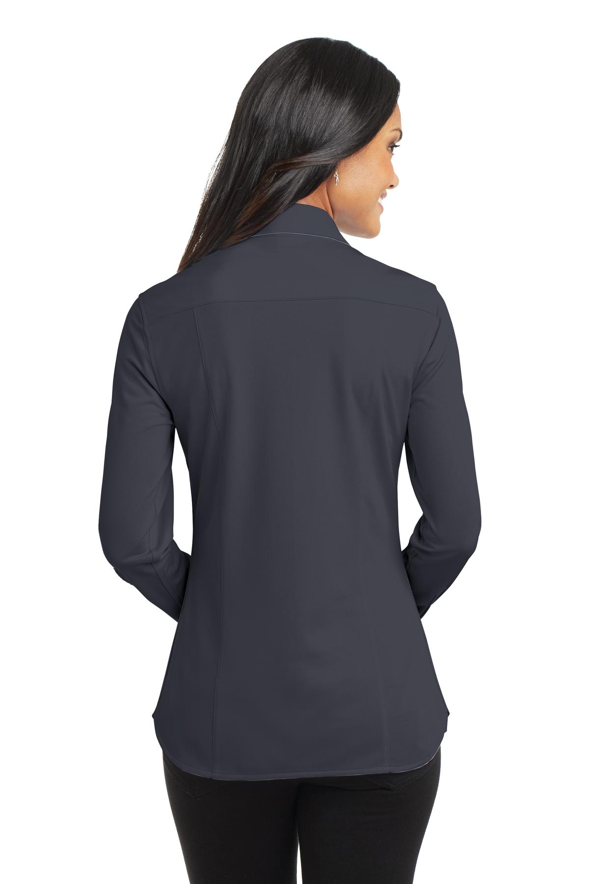 L570 Port Authority Ladies Dimension Knit Dress Shirt. - Back Image