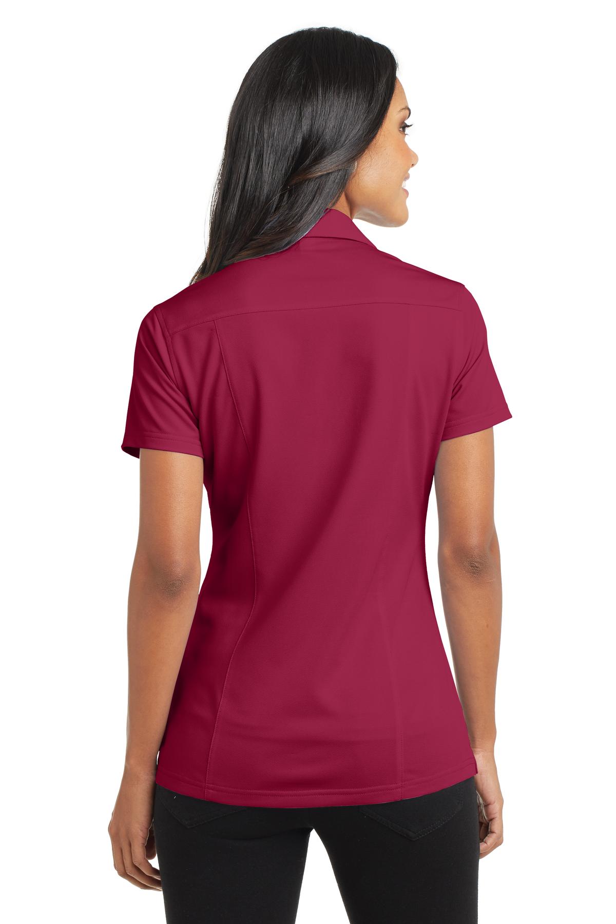 L571 Port Authority Ladies Dimension Polo - Back Image