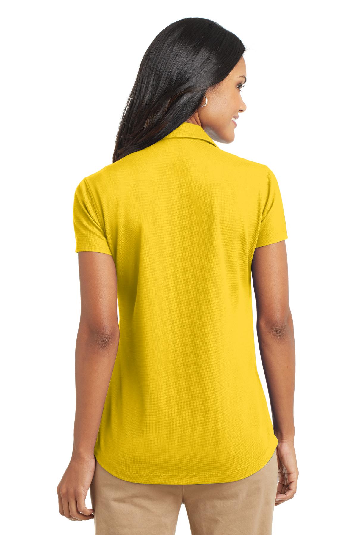 L572 Port Authority Ladies Dry Zone Grid Polo. - Back Image