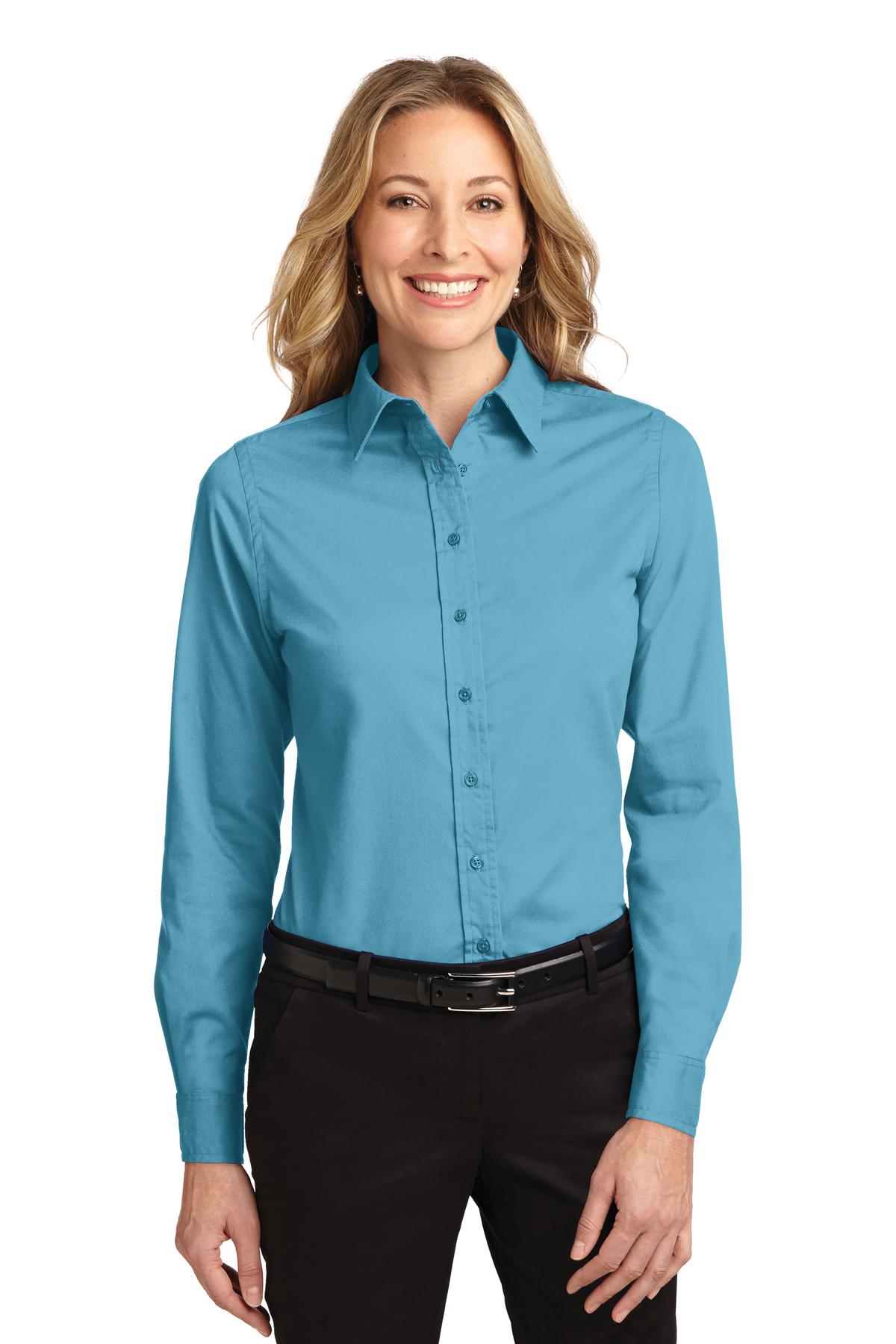 L608 Port Authority Ladies Long Sleeve Easy Care Shirt. L608 Port Authority Ladies Long Sleeve Easy Care Shirt.