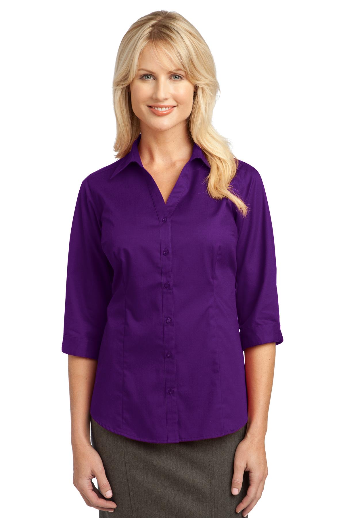 L6290 Port Authority IMPROVED Ladies 3/4-Sleeve Blouse. L6290 Port Authority IMPROVED Ladies 3/4-Sleeve Blouse.