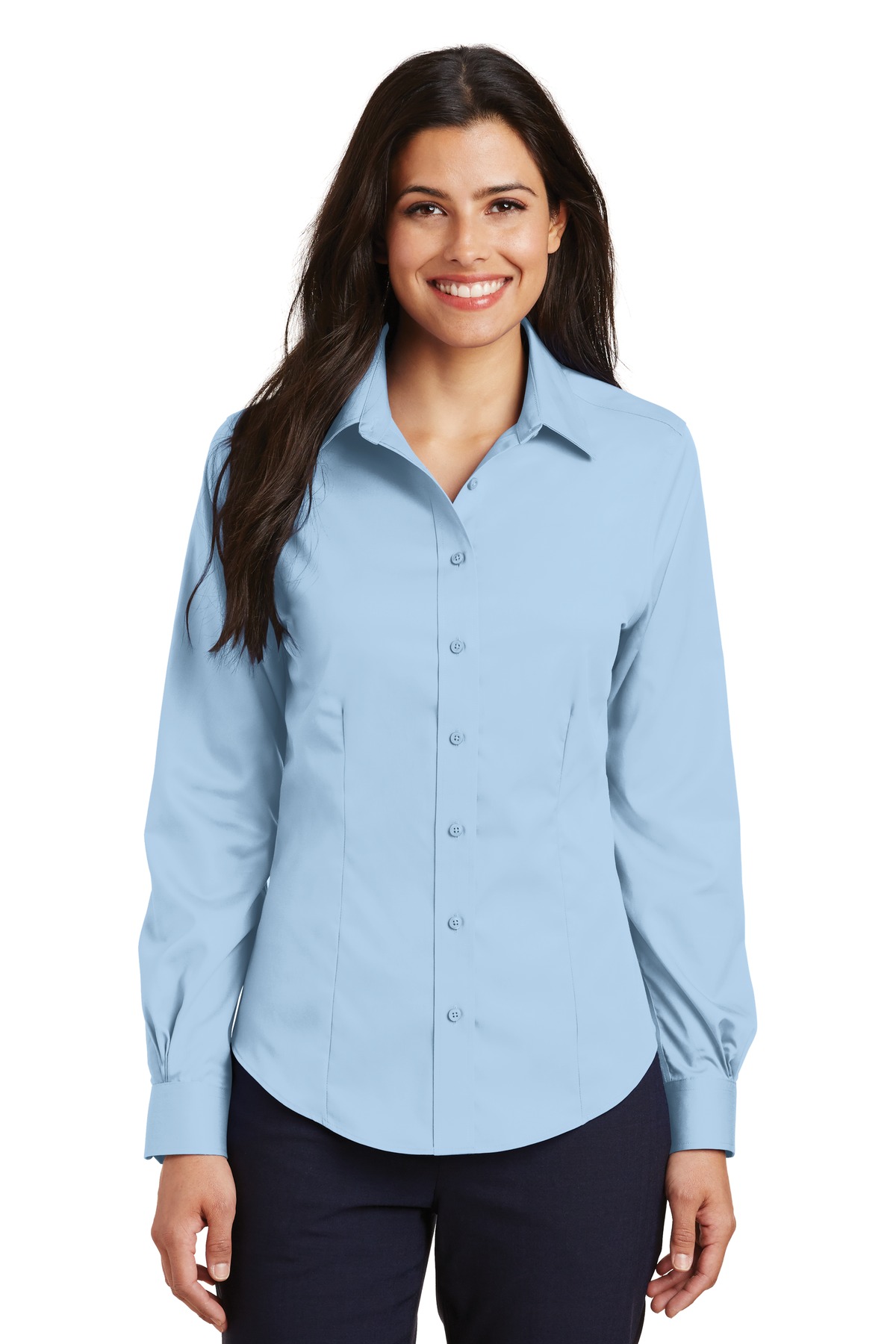 L638 Port Authority Ladies Non-Iron Twill Shirt.