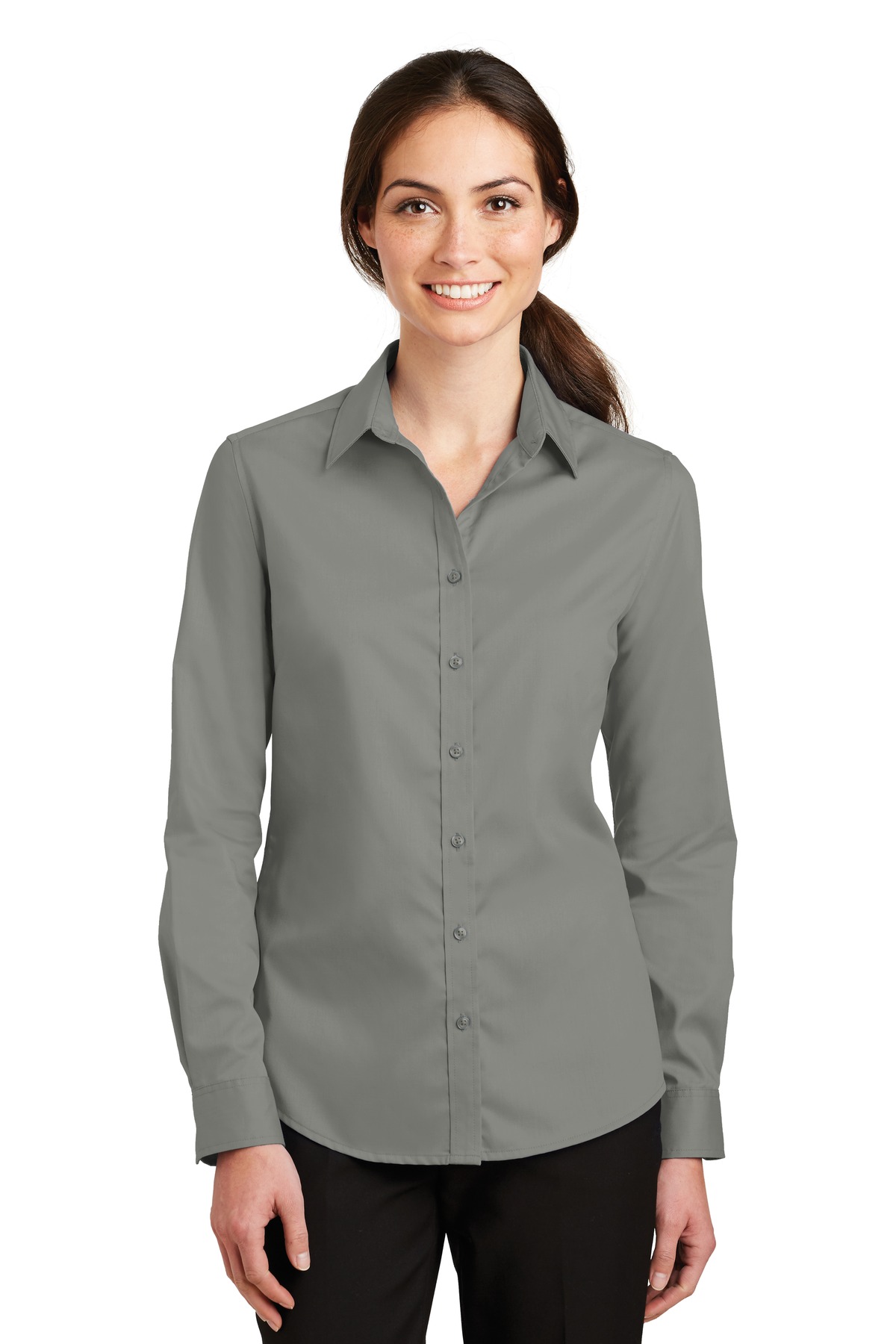 L663 Port Authority Ladies SuperPro Twill Shirt. L663 Port Authority Ladies SuperPro Twill Shirt.