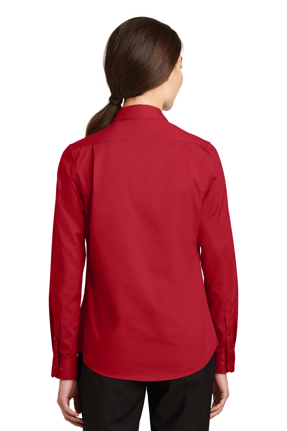 L663 Port Authority Ladies SuperPro Twill Shirt. L663 Port Authority Ladies SuperPro Twill Shirt. - Back Image