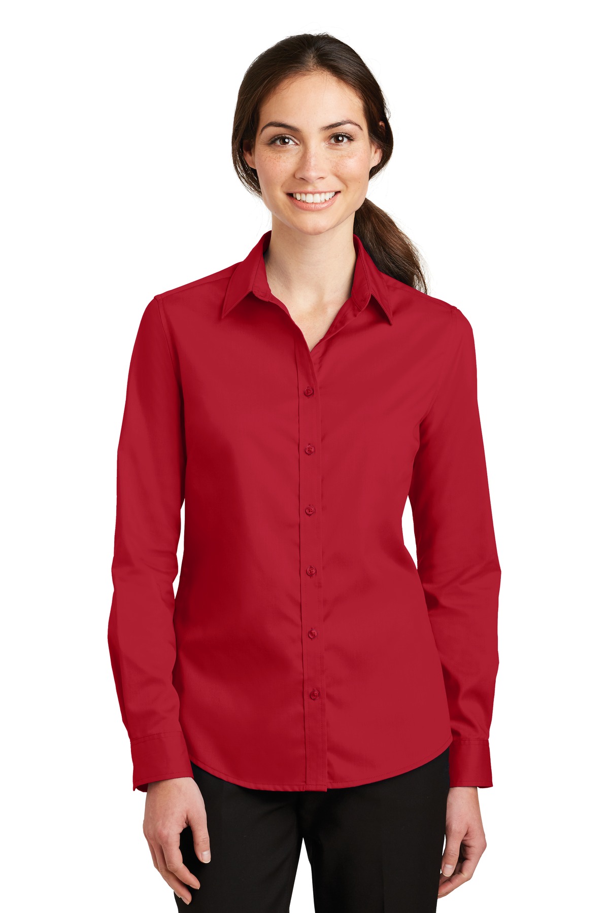 L663 Port Authority Ladies SuperPro Twill Shirt. L663 Port Authority Ladies SuperPro Twill Shirt.