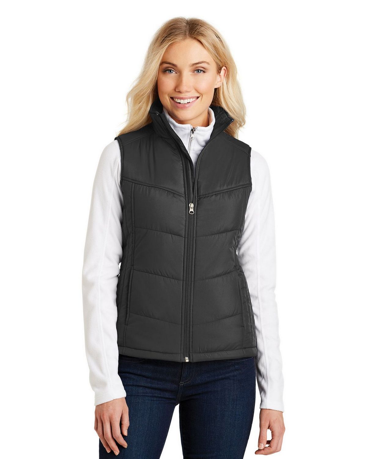 L709 Port Authority Ladies Puffy Vest. L709 Port Authority Ladies Puffy Vest.