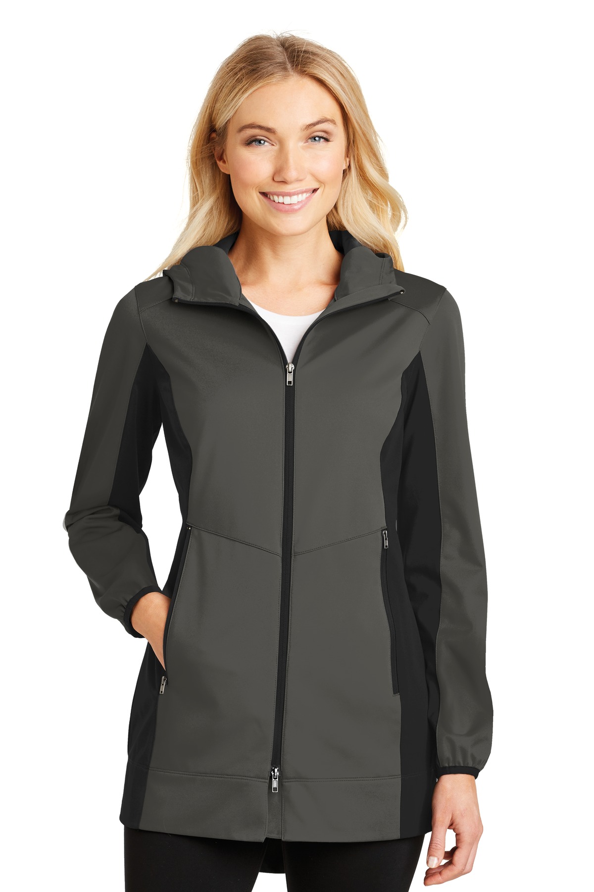 L719 Port Authority Ladies Active Hooded Soft Shell Jacket. L719 Port Authority Ladies Active Hooded Soft Shell Jacket.