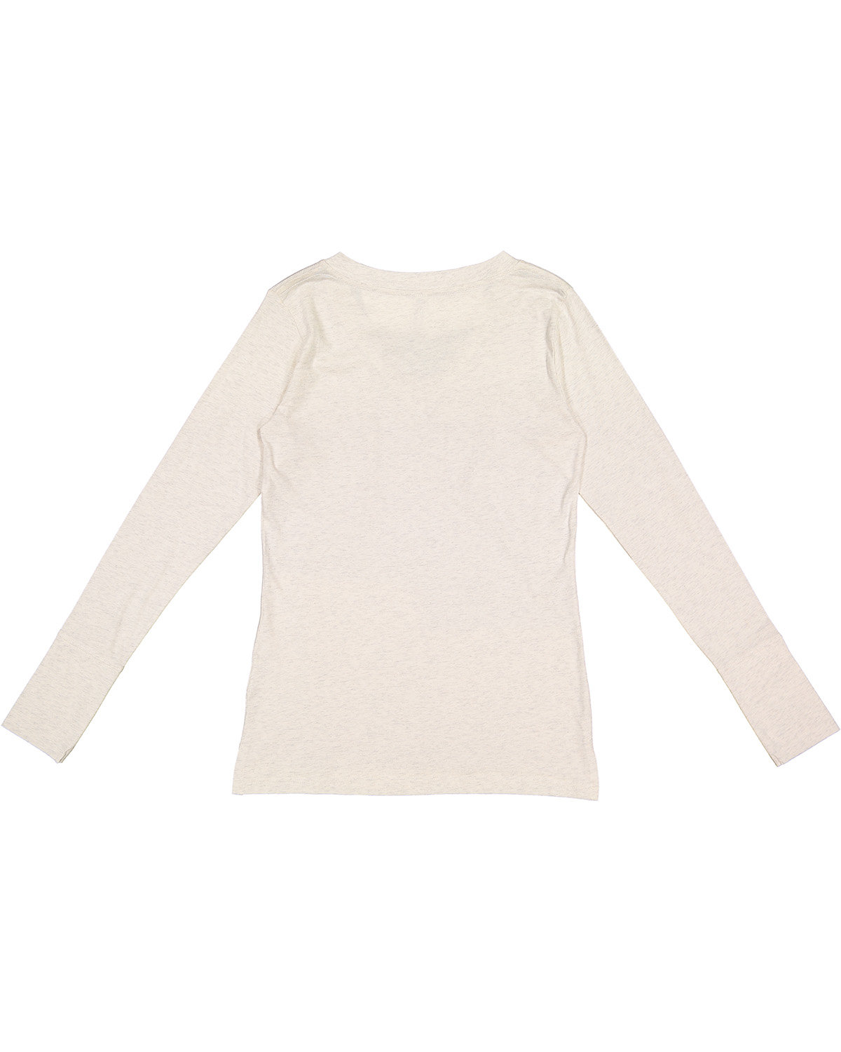 LA3538 LAT Ladies Long Sleeve Fine Jersey Lace-Up T-Shirt LA3538 LAT Ladies Long Sleeve Fine Jersey Lace-Up T-Shirt - Back Image