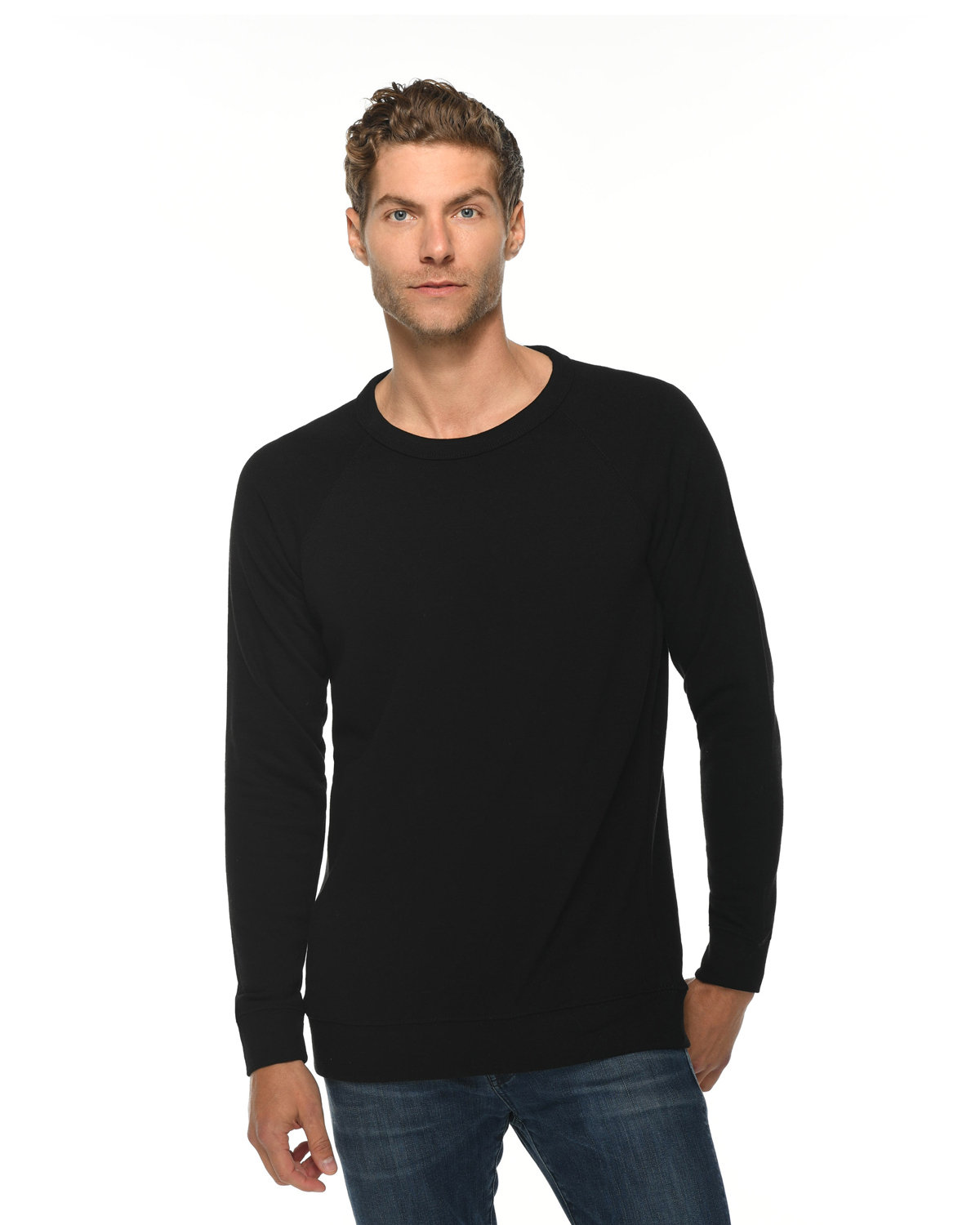 LS13004 Lane Seven Unisex French Terry Crewneck Sweatshirt LS13004 Lane Seven Unisex French Terry Crewneck Sweatshirt