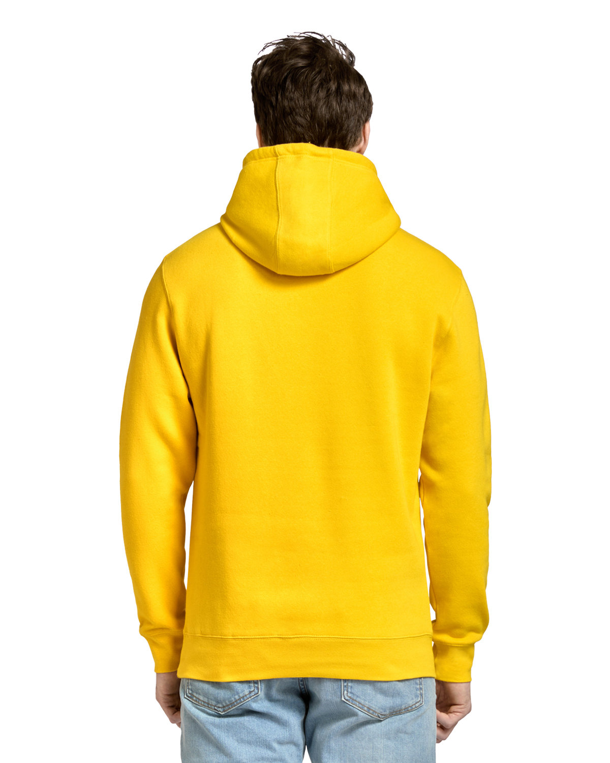 LS14001 Lane Seven Unisex Premium Pullover Hooded Sweatshirt - Back Image