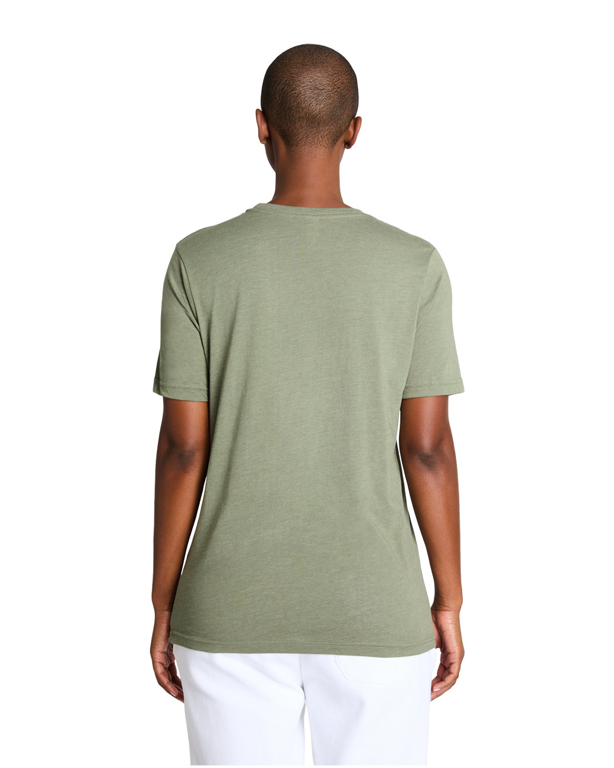 LS1500C Lane Seven Unisex Deluxe CVC T-Shirt - Back Image