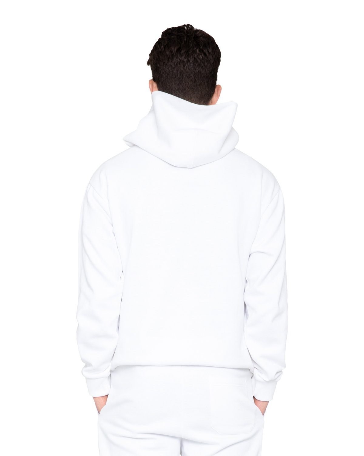 LS16001 Lane Seven Unisex Urban Pullover Hooded Sweatshirt - Back Image