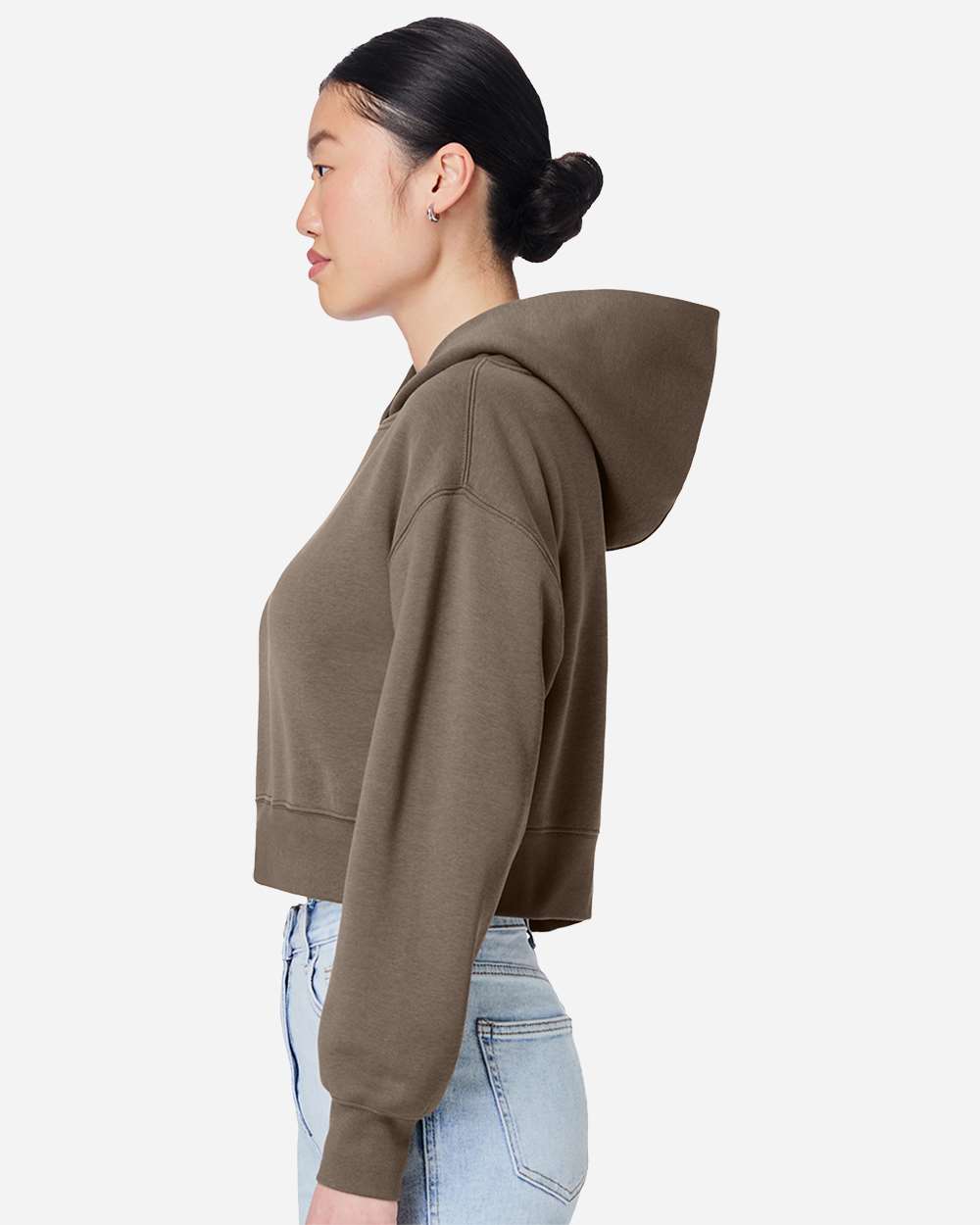 LS88001 Lane Seven Womens Relaxed Cropped Hoodie Sweatshirt LS88001 Lane Seven Womens Relaxed Cropped Hoodie Sweatshirt - Siide Image