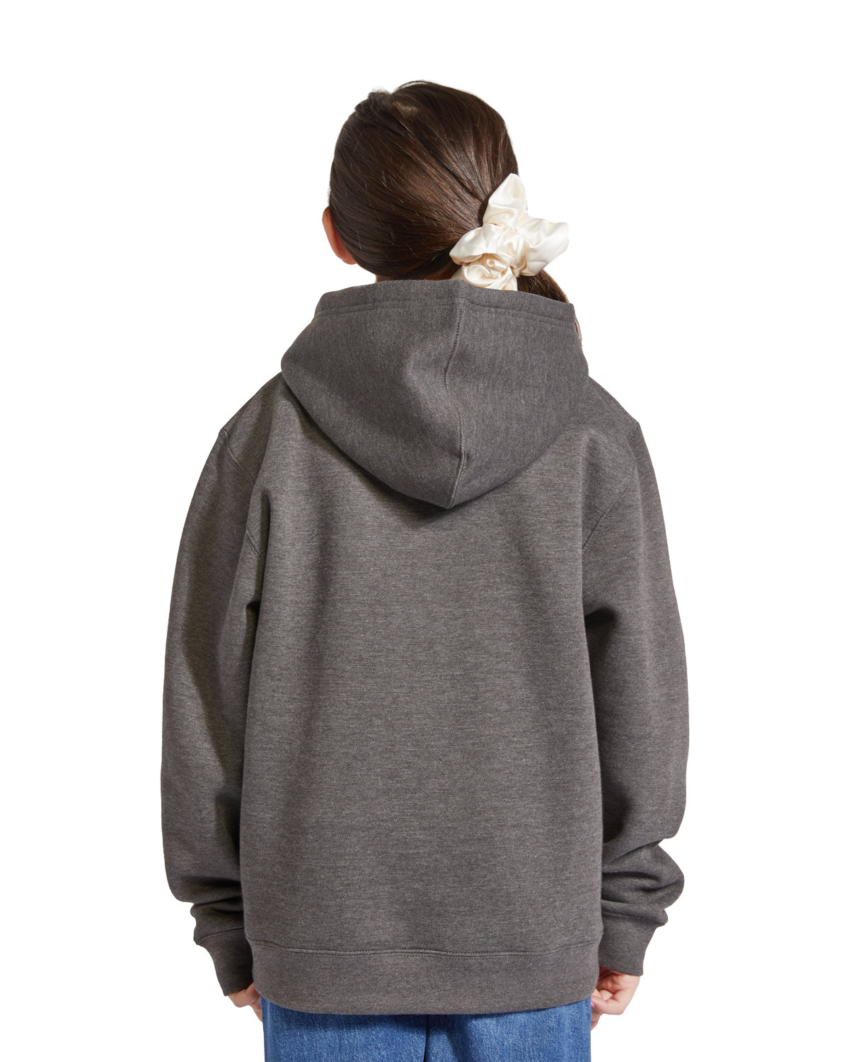 LS1401Y Lane Seven Youth Premium Pullover Hooded Sweatshirt - Back Image