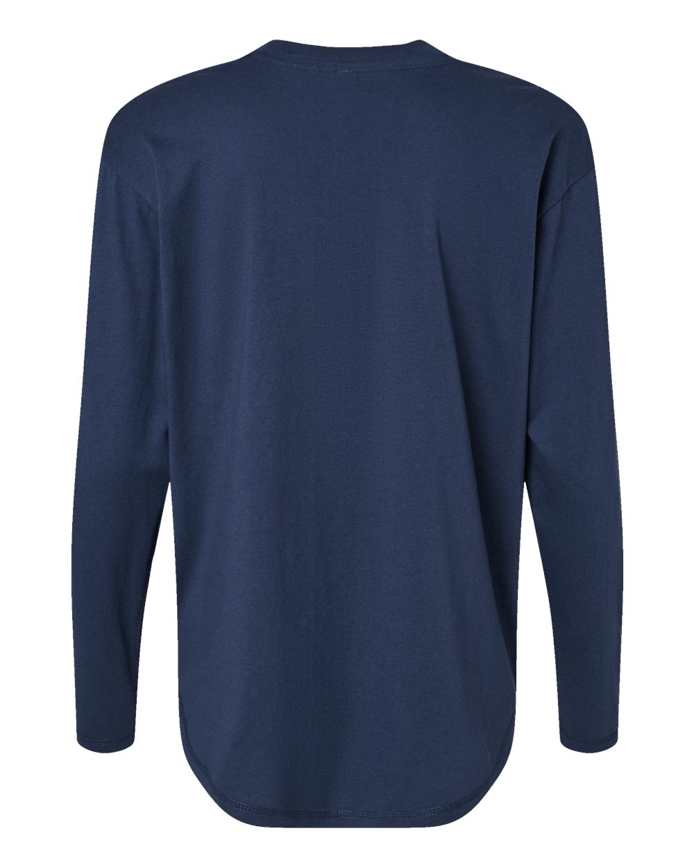 3508 LAT Ladies Relaxed Long Sleeve T-Shirt - Back Image