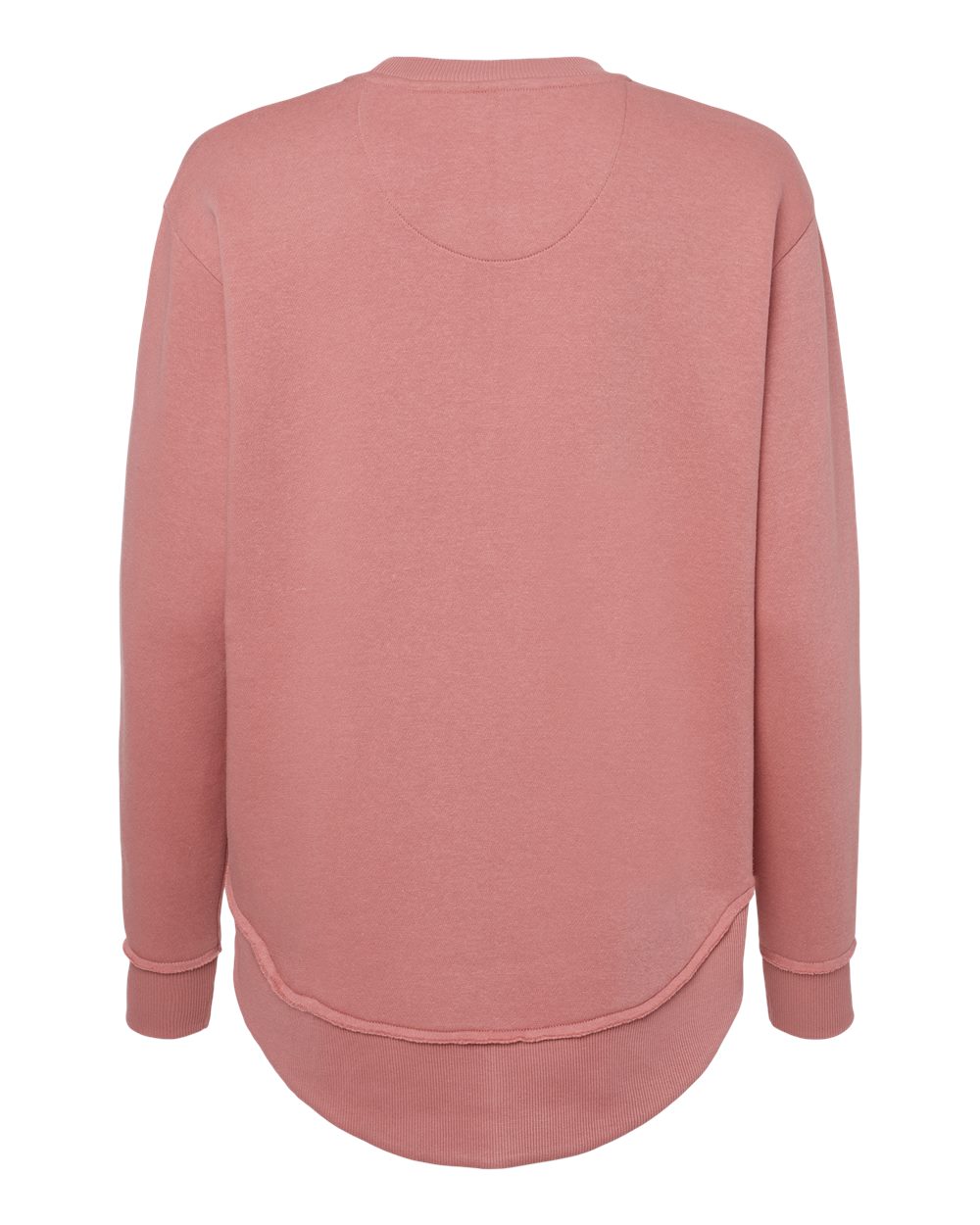 3525 LAT Ladies Weekend Tunic Fleece - Back Image