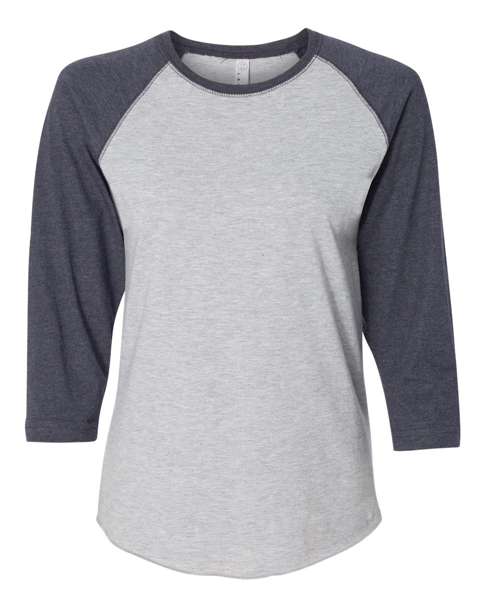 3530 LAT Womens Baseball Fine Jersey Three-Quarter Sleeve Tee