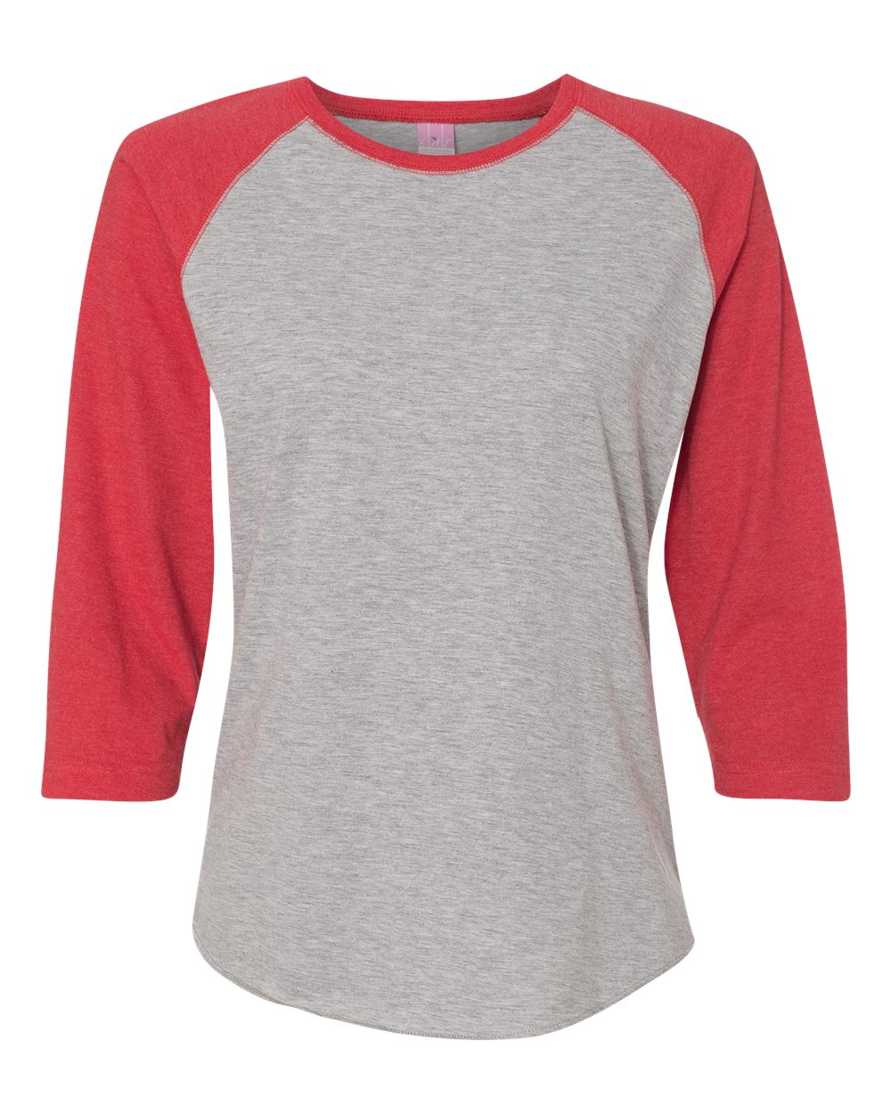 3530 LAT Womens Baseball Fine Jersey Three-Quarter Sleeve Tee 3530 LAT Womens Baseball Fine Jersey Three-Quarter Sleeve Tee