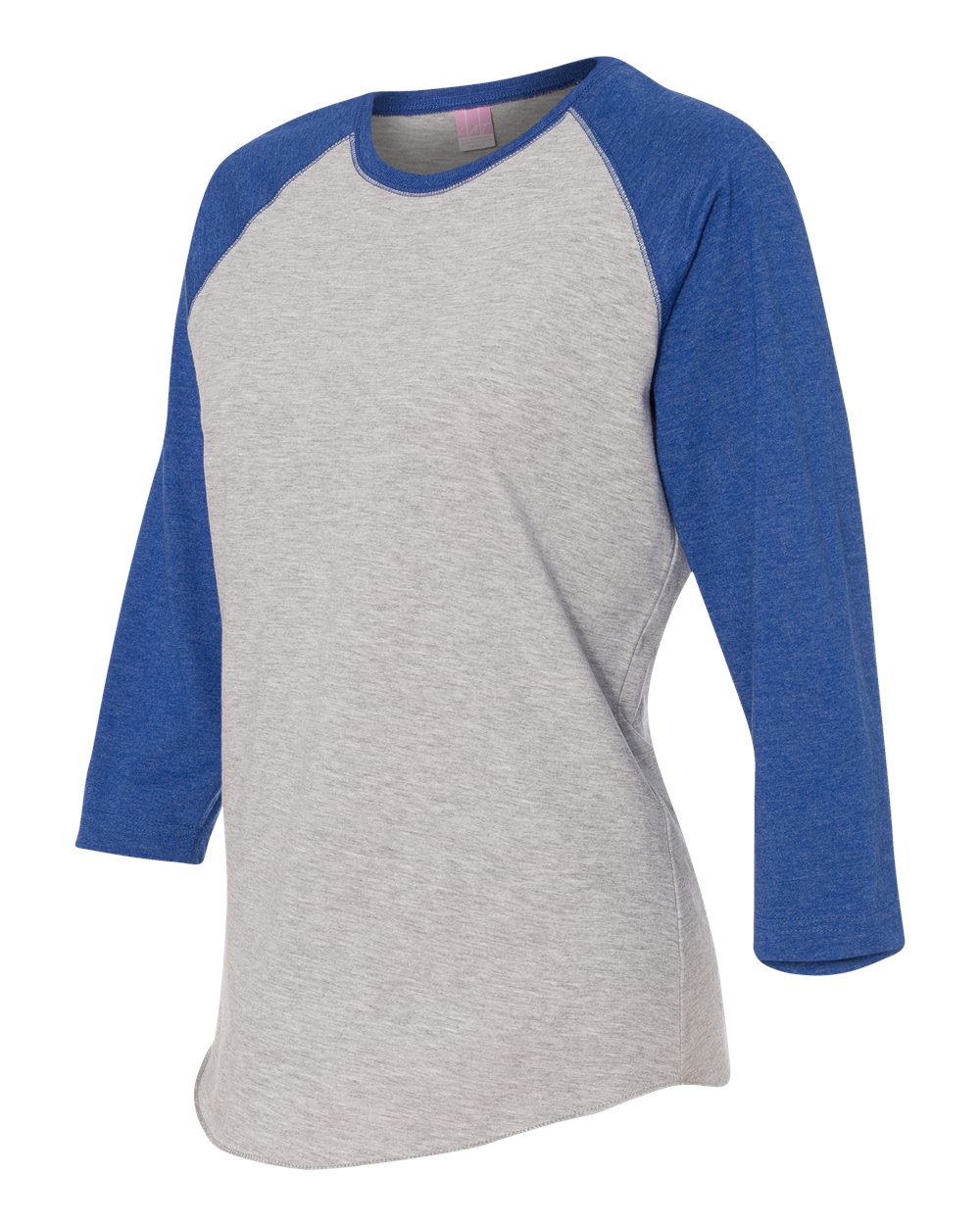 3530 LAT Womens Baseball Fine Jersey Three-Quarter Sleeve Tee - Siide Image