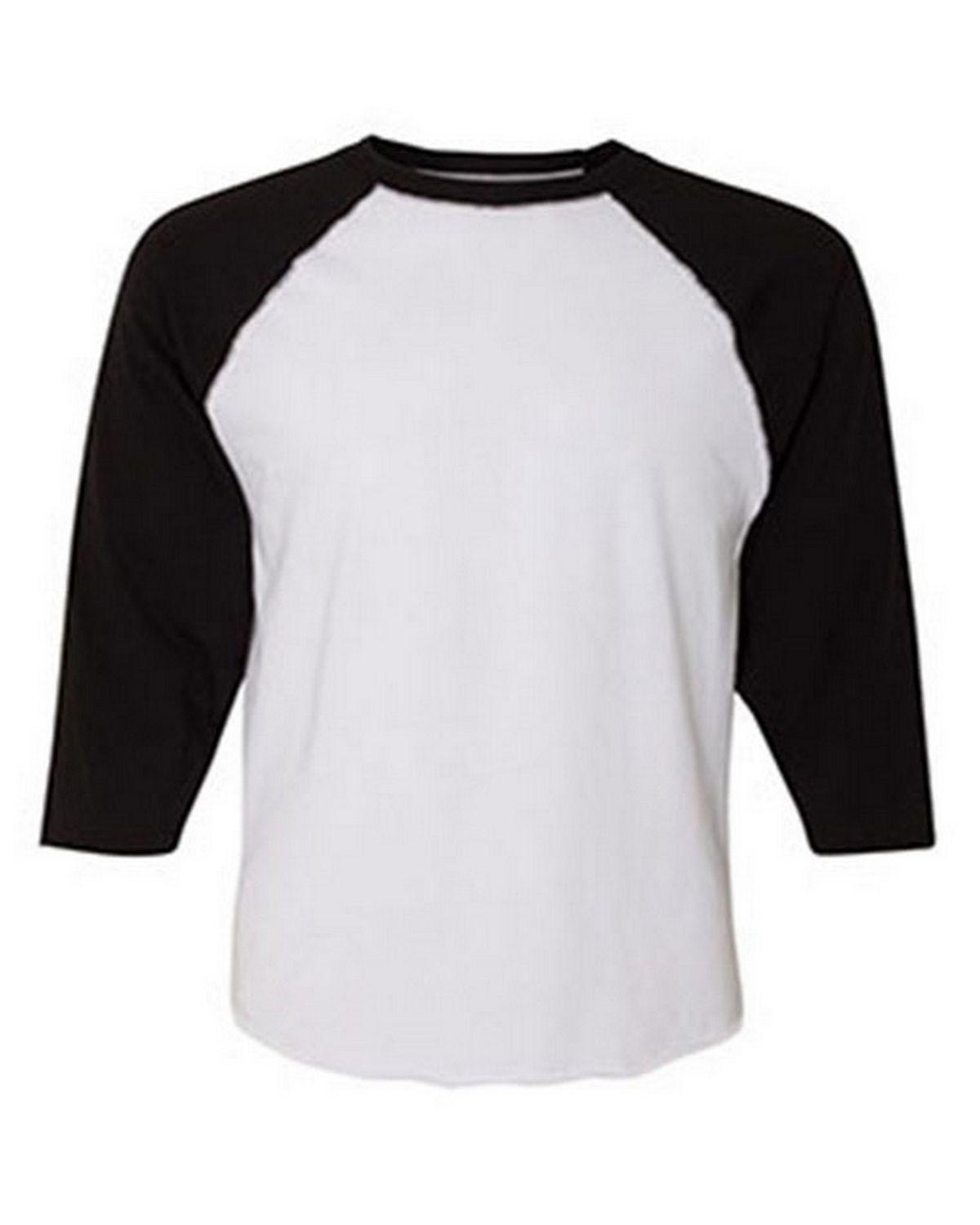 3530 LAT Womens Baseball Fine Jersey Three-Quarter Sleeve Tee