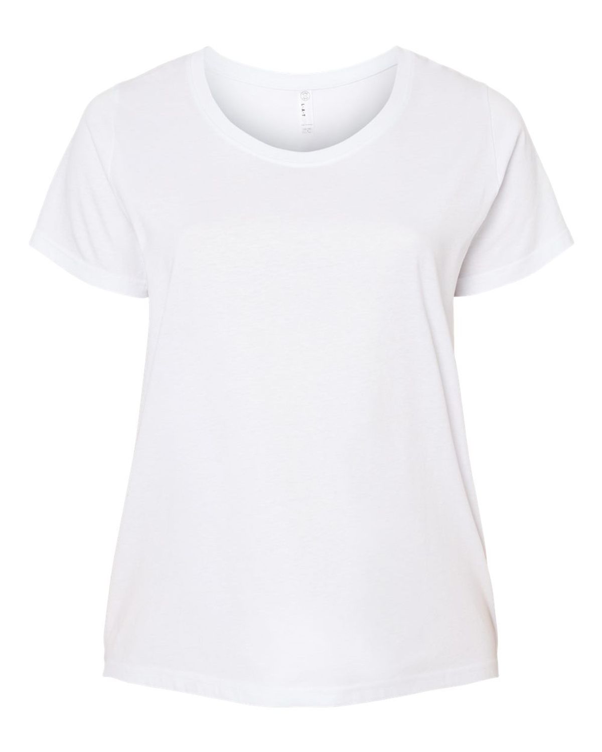 3816 LAT Ladies Curvy Fine Jersey T-Shirt 3816 LAT Ladies Curvy Fine Jersey T-Shirt