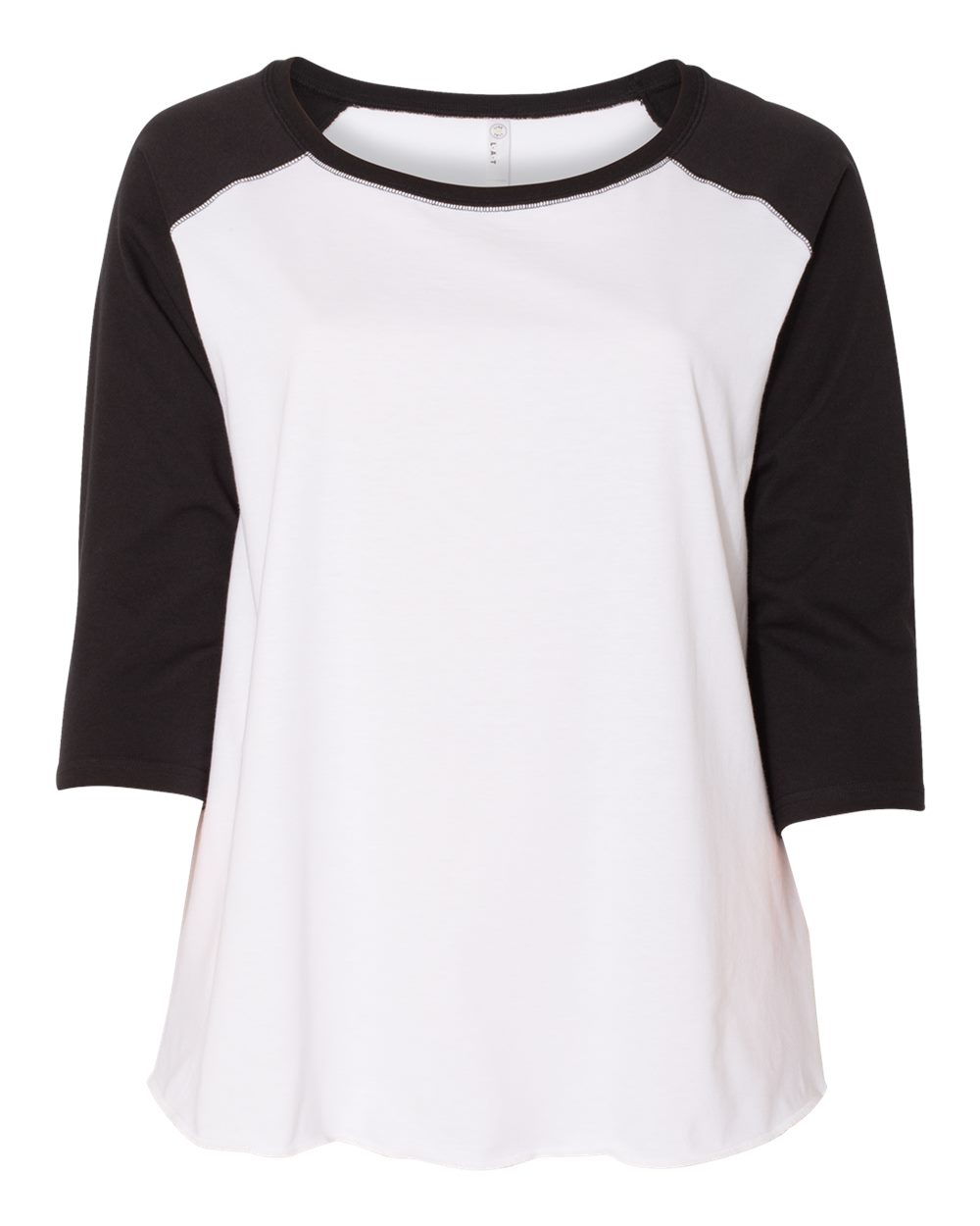 3830 LAT Ladies Curvy Baseball T-Shirt