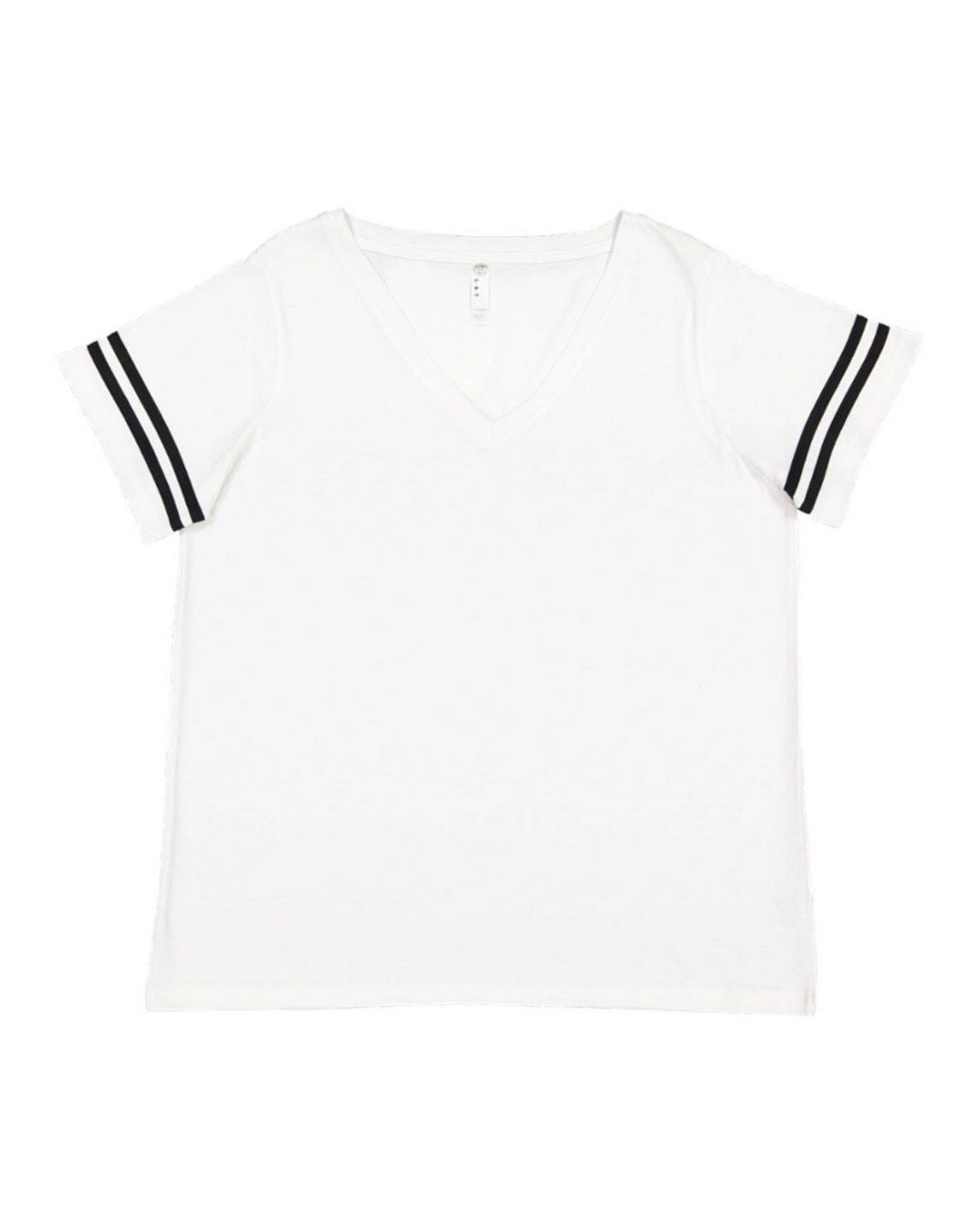 3837 LAT Ladies Curvy Football T-Shirt 3837 LAT Ladies Curvy Football T-Shirt
