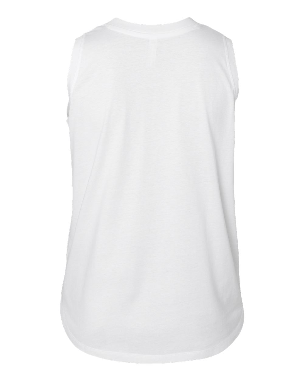 3892 LAT Womens Curvy Relaxed Fine Jersey Tank - Back Image