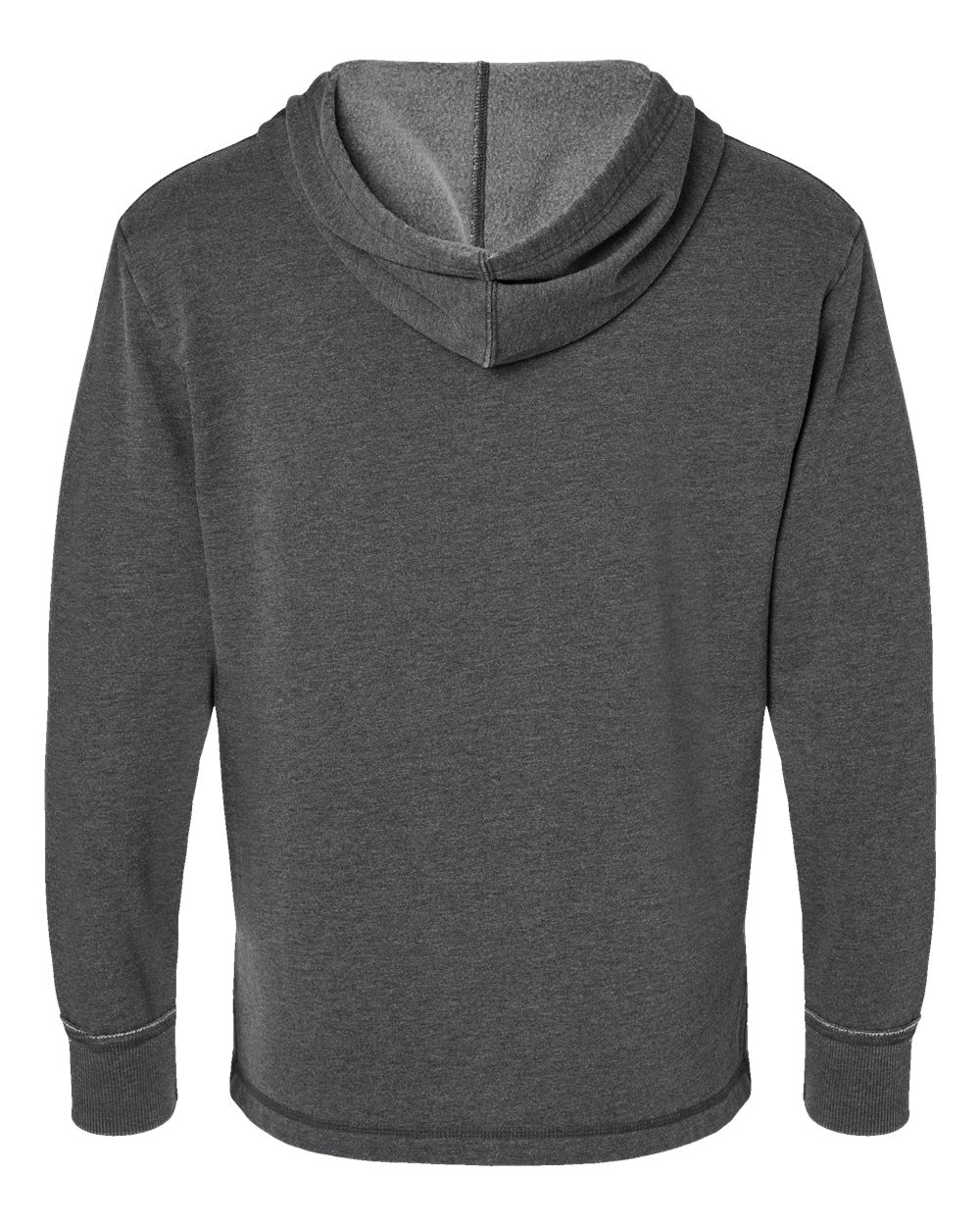 6936 LAT Adult Vintage Wash Fleece Hooded Sweatshirt - Back Image