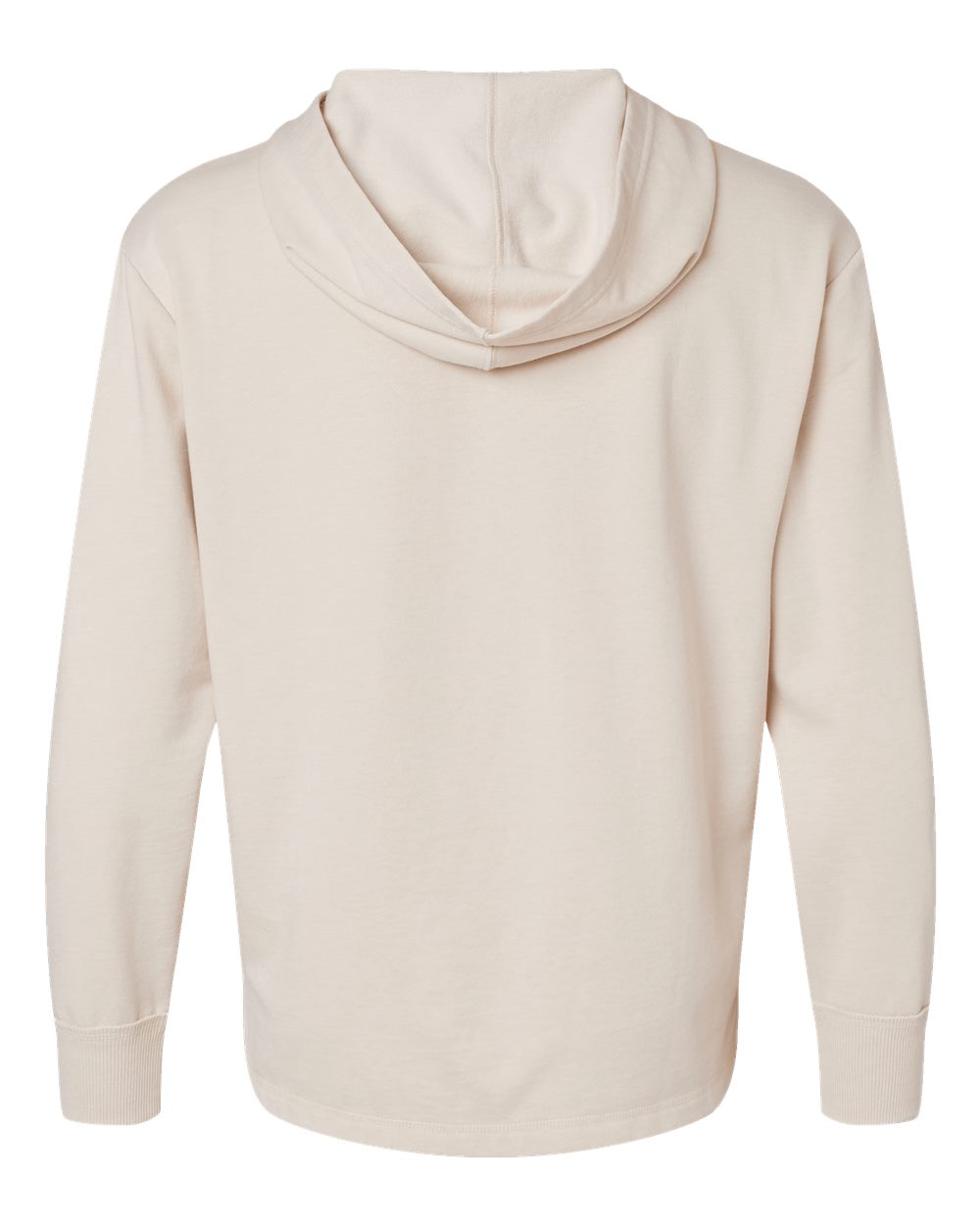 6936 LAT Adult Vintage Wash Fleece Hooded Sweatshirt - Back Image