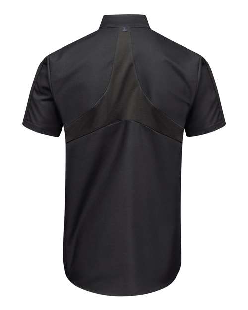 1T22L Lee Meridian Short Sve Performance Twill Shirt Long Sizes - Back Image