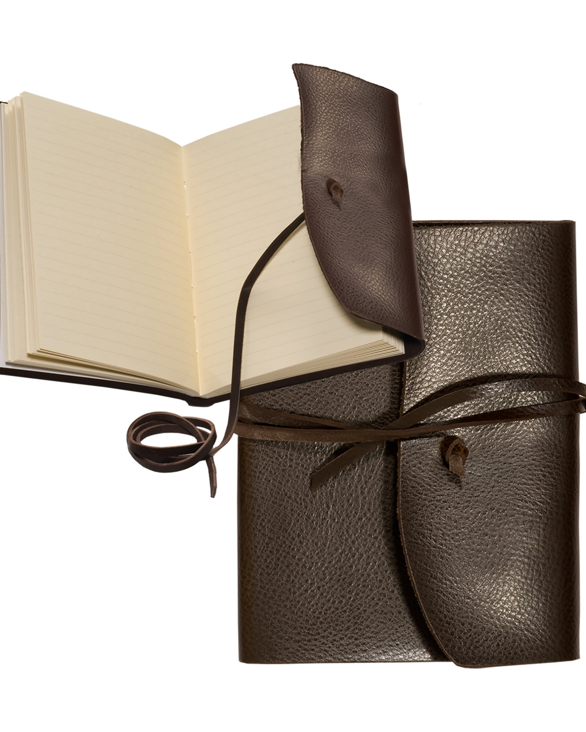 LG-9069 Leeman Americana Leather-Wrapped Journal - Siide Image