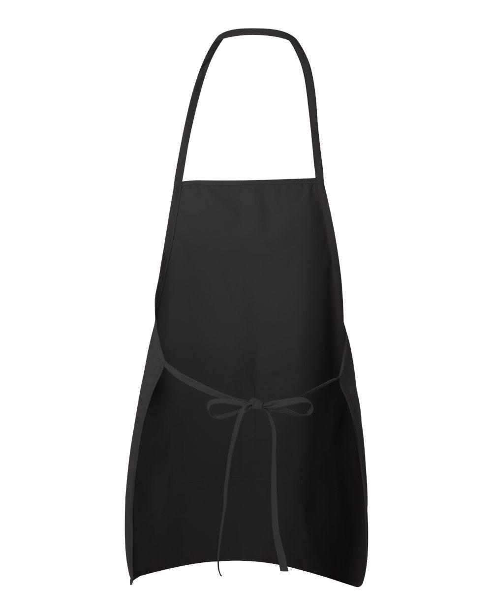 5505 Liberty Bags Long Butcher Block Apron - Back Image