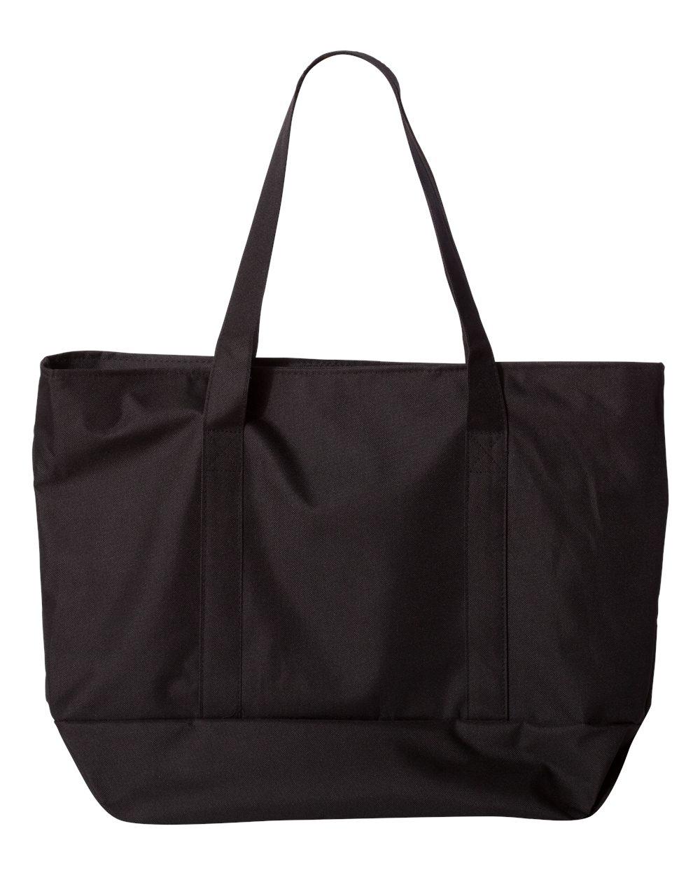 7006 Liberty Bags Bay View Zippered Tote 7006 Liberty Bags Bay View Zippered Tote - Back Image