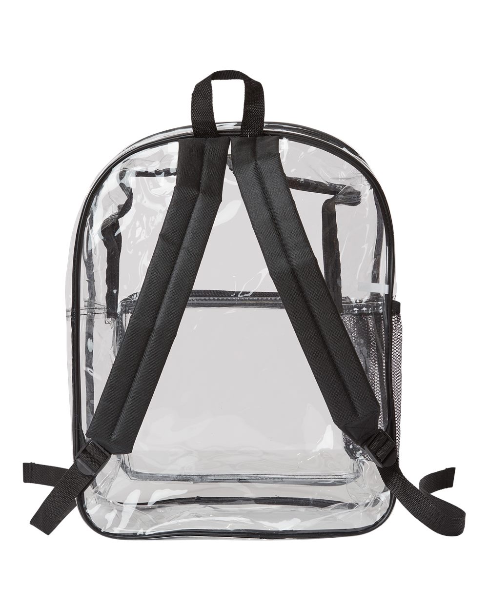 7013 Liberty Bags Large 17"" Heavy Duty Clear Backpack - Back Image